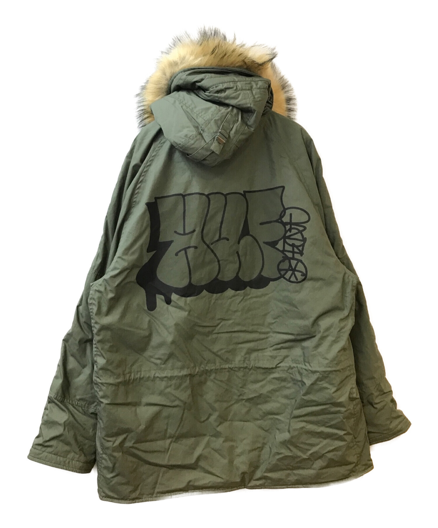 中古・古着通販】HUF (ハフ) REMIO N-3B JACKET カーキ サイズ:Ⅼ｜ブランド・古着通販 トレファク公式【TREFAC  FASHION】スマホサイト