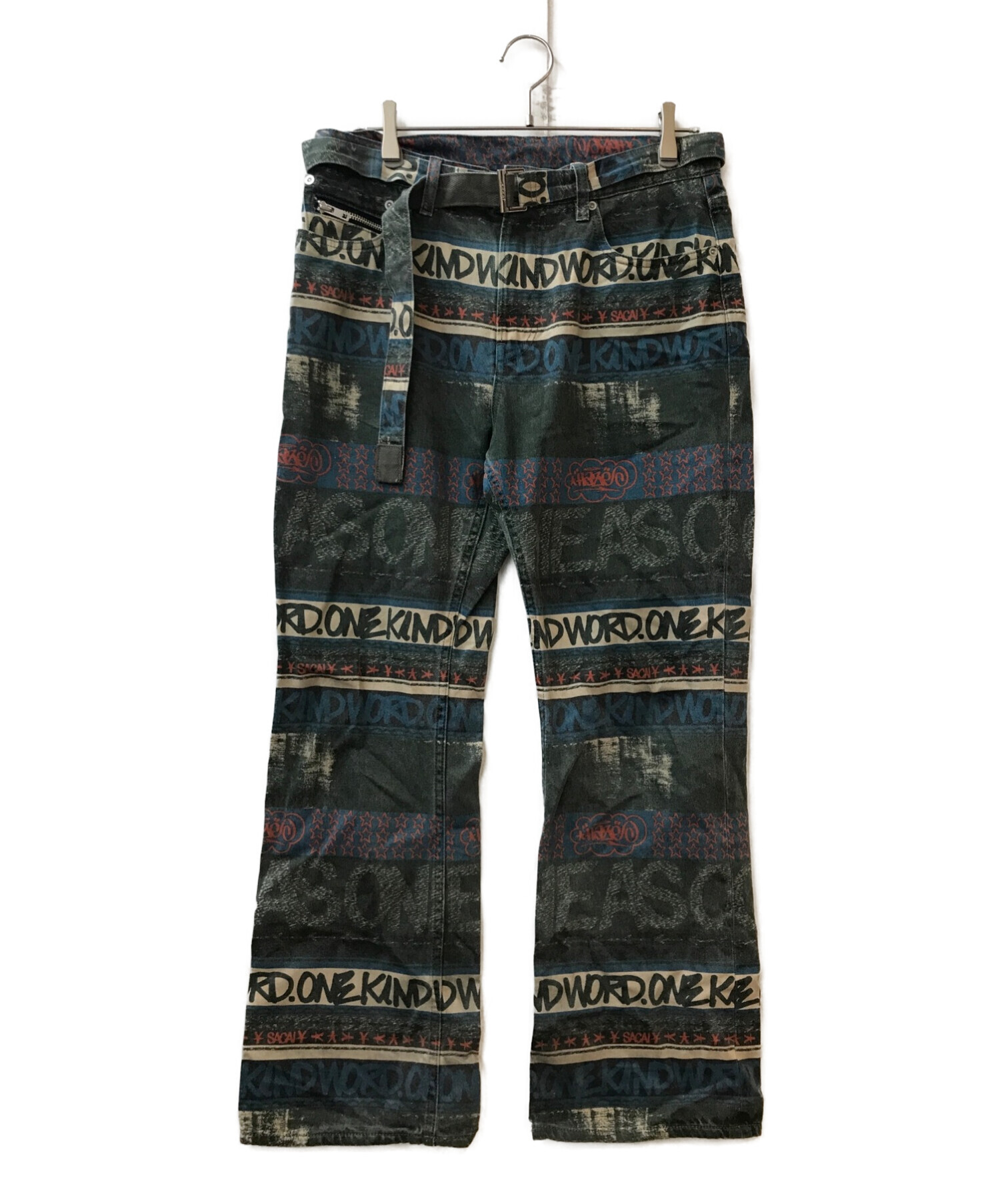 中古・古着通販】sacai (サカイ) Eric Haze Denim Pants グリーン