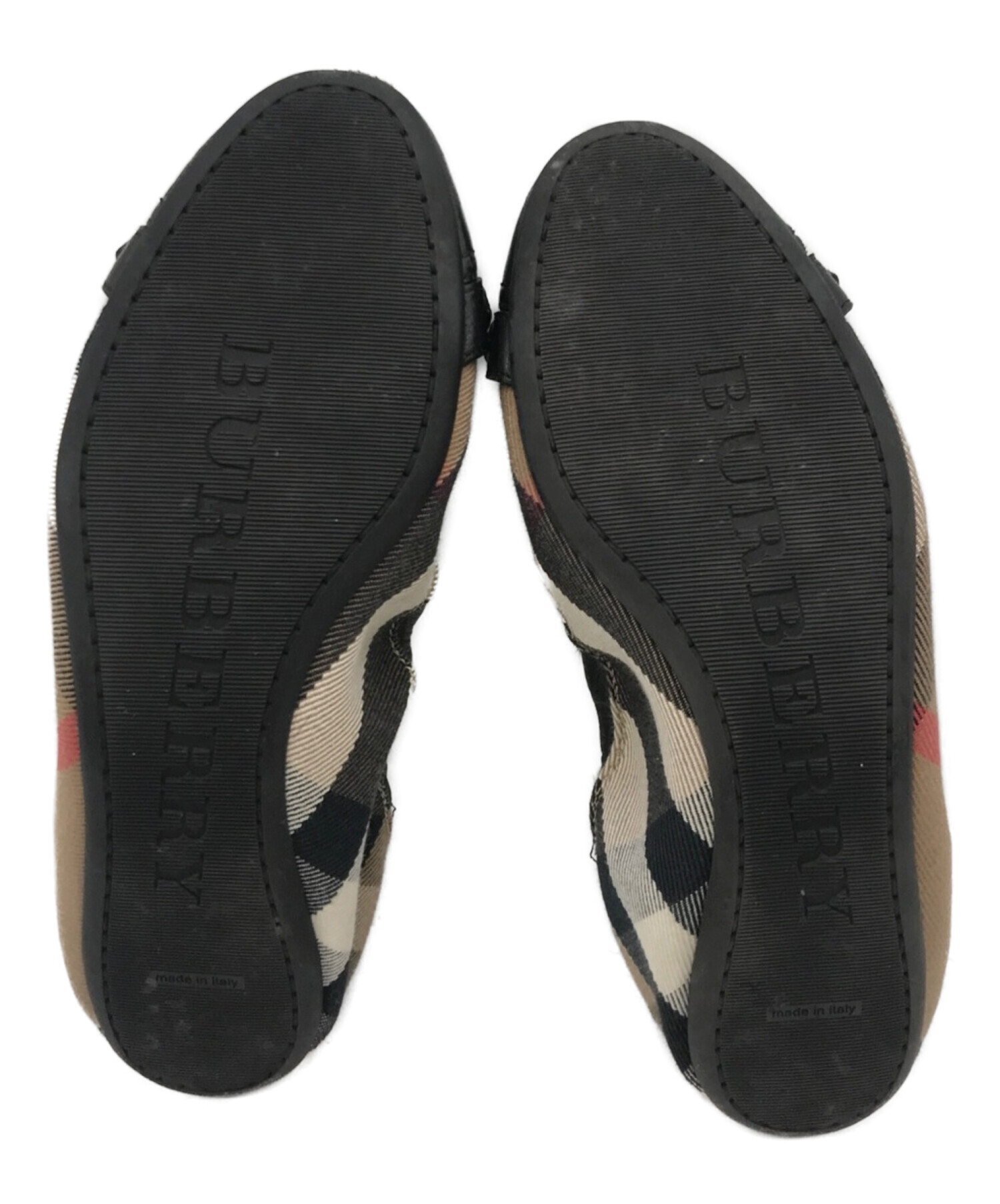 中古・古着通販】BURBERRY (バーバリー) ビットノヴァチェックパンプス