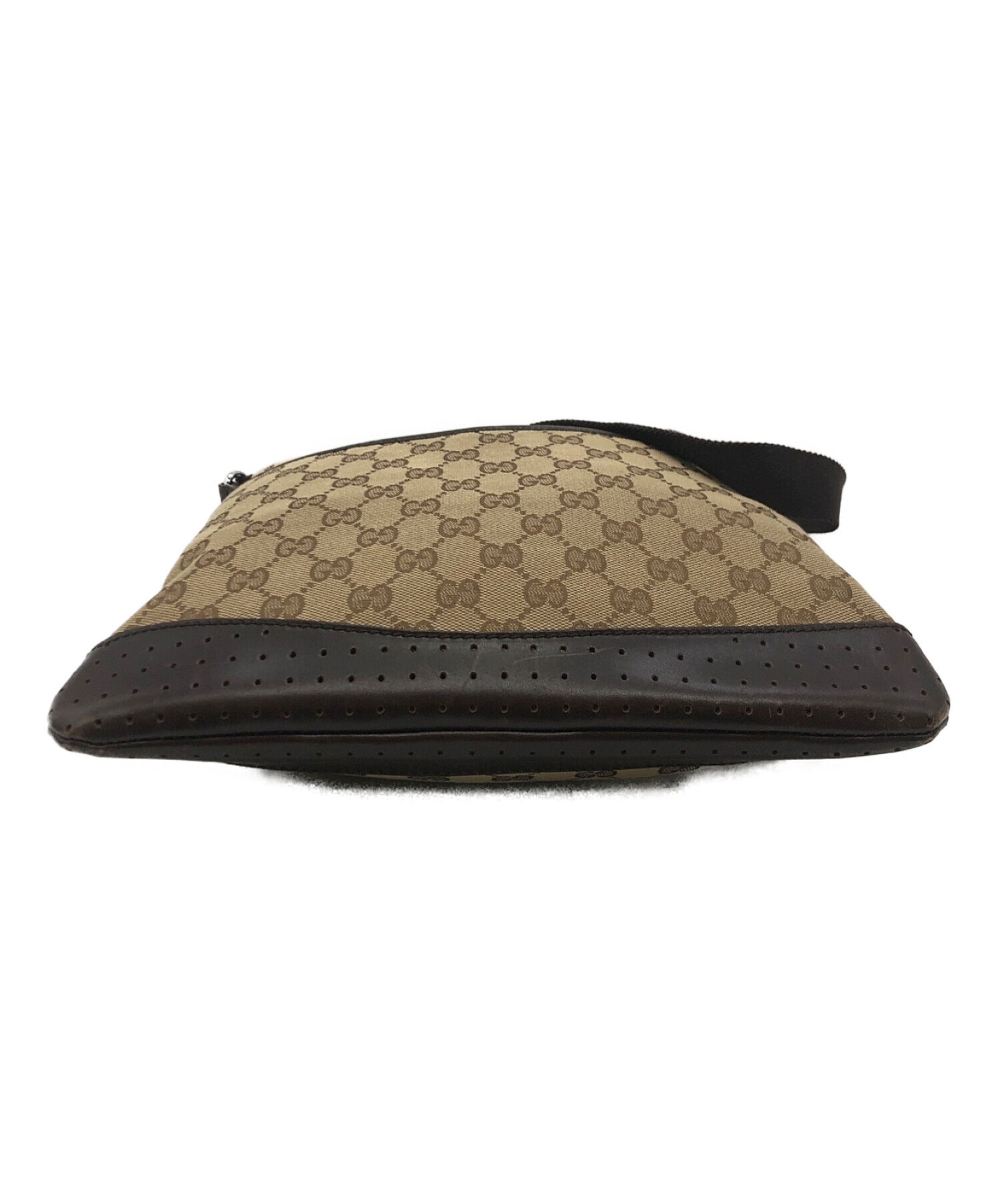 中古・古着通販】GUCCI (グッチ) ボトムレザーショルダーバッグ