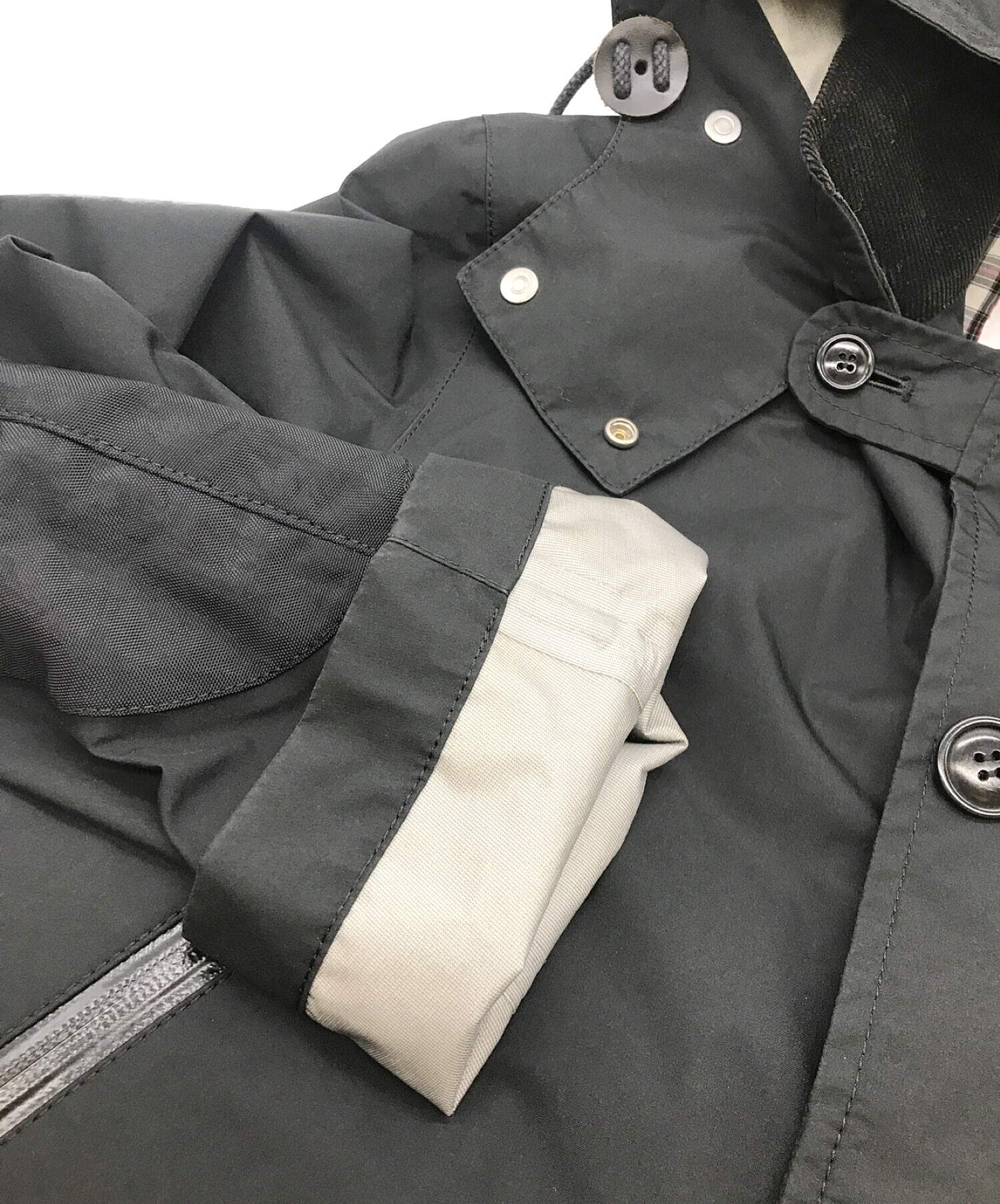 THE NORTH FACE (ザ ノース フェイス) JUNYA WATANABE COMME des GARCONS (ジュンヤワタナベ  コムデギャルソン) GORE-TEX COAT ブラック サイズ:XS