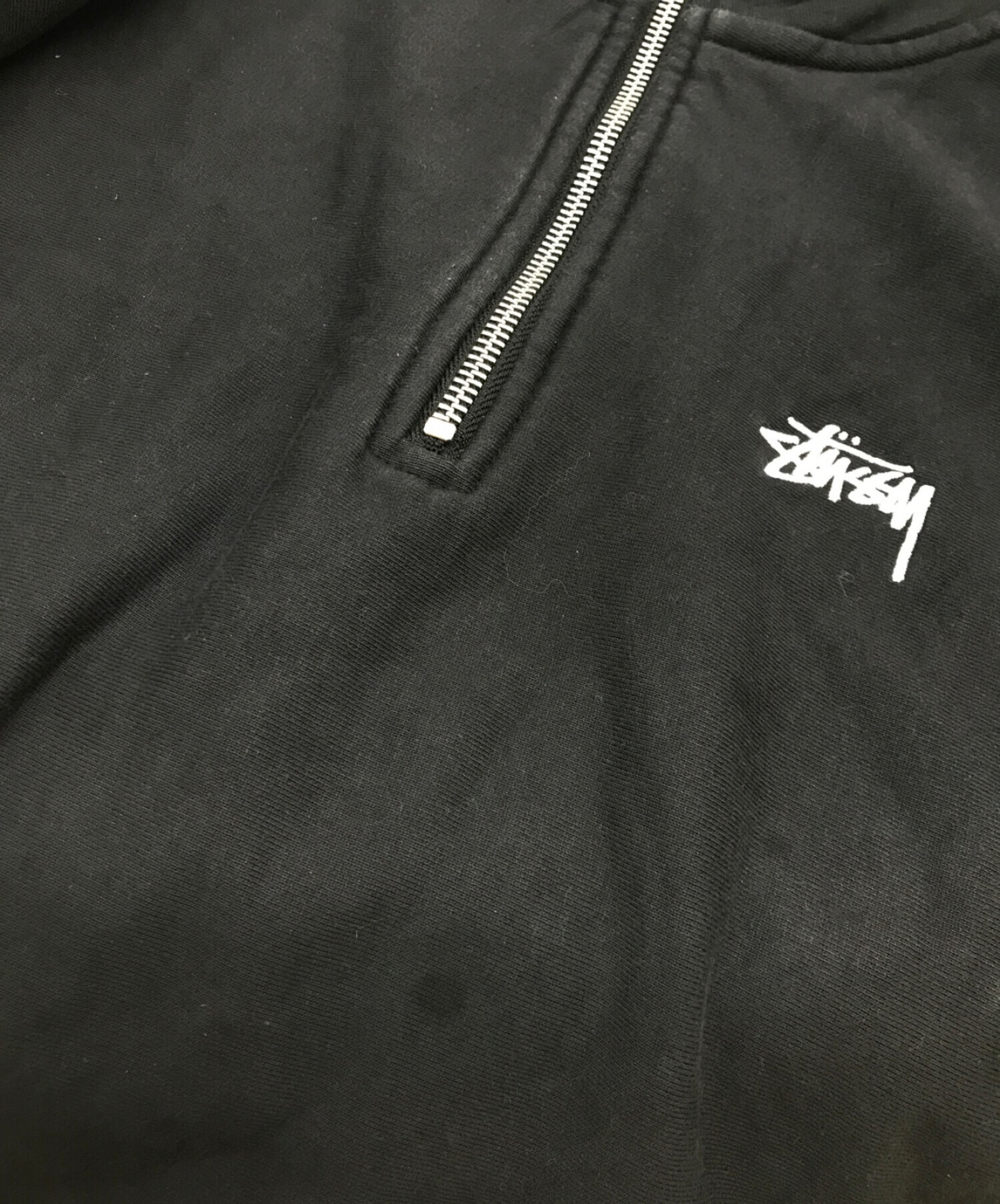 中古・古着通販】stussy (ステューシー) ハーフジップスウェット