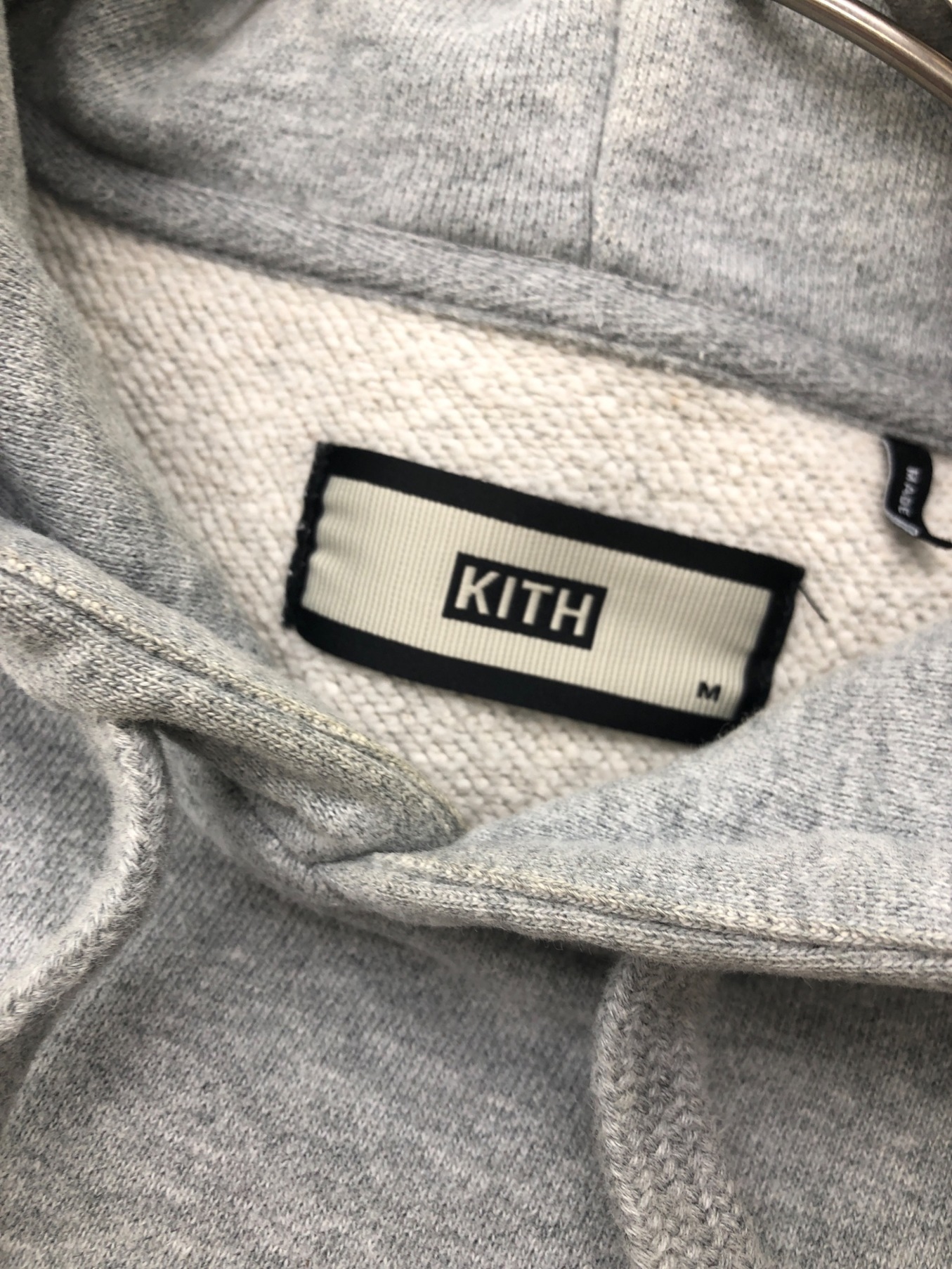 KITH (キス) プルオーバーパーカー グレー サイズ:M