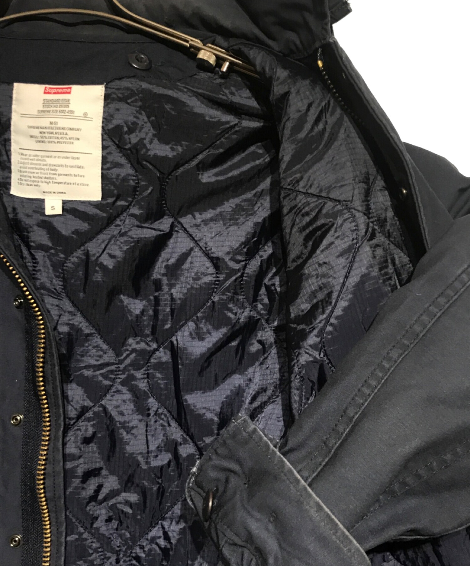 SUPREME (シュプリーム) MARK GONZALES (マーク・ゴンザレス) M-51 Jacket ネイビー サイズ:S