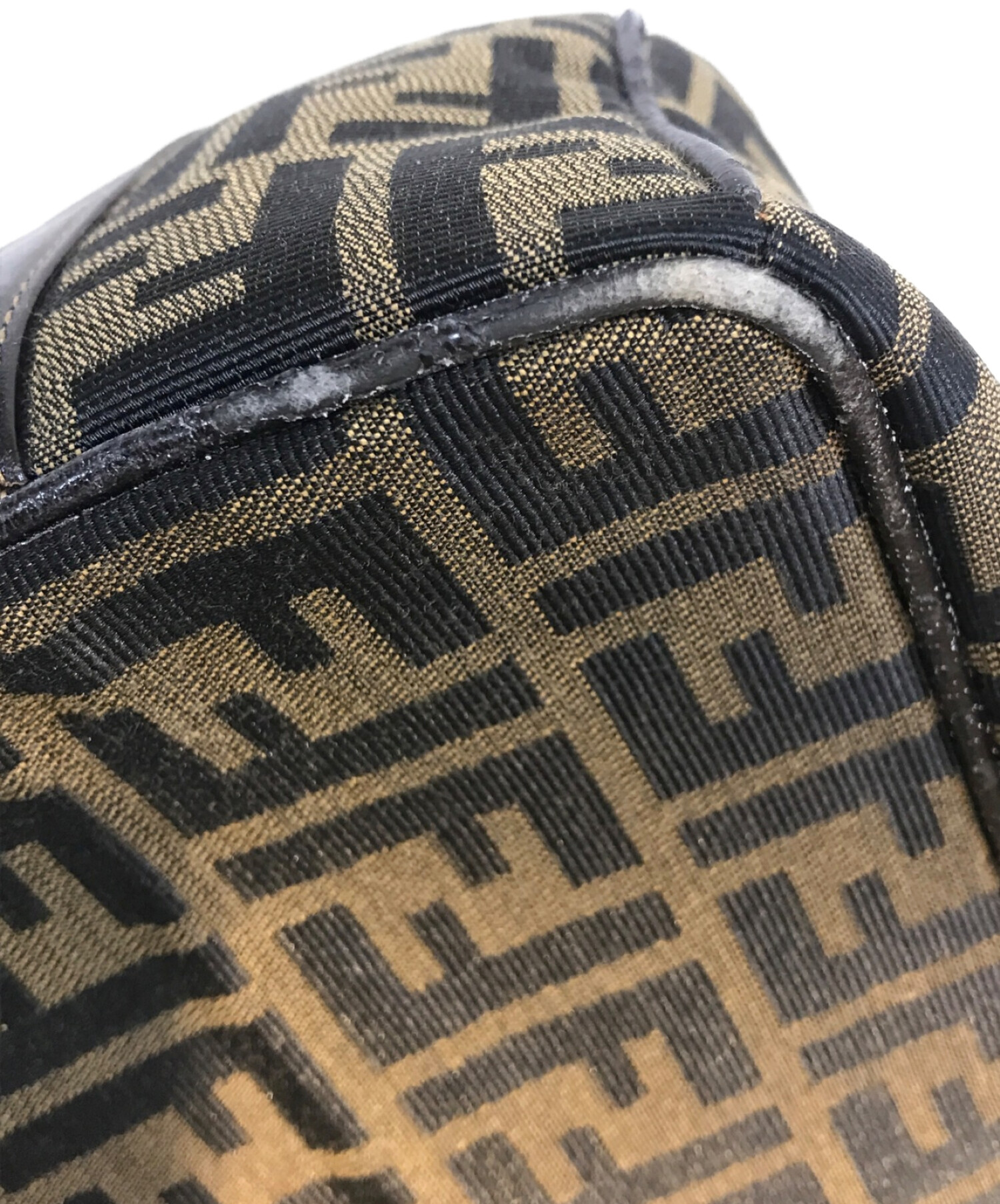 中古・古着通販】FENDI (フェンディ) ズッカ柄バニティバッグ ブラウン