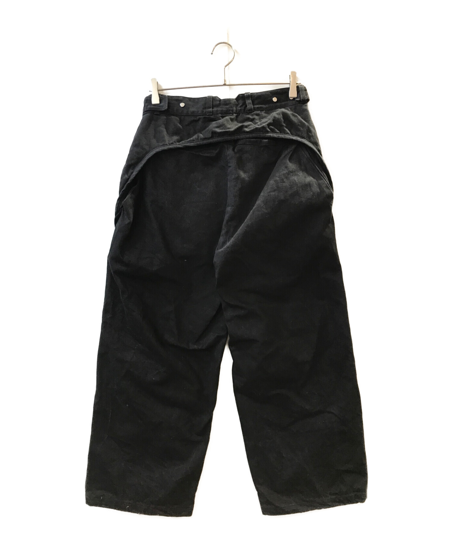 JOHNDOE (ジョーンドゥ) SsAX* C-M buggy denim ブラック サイズ:L