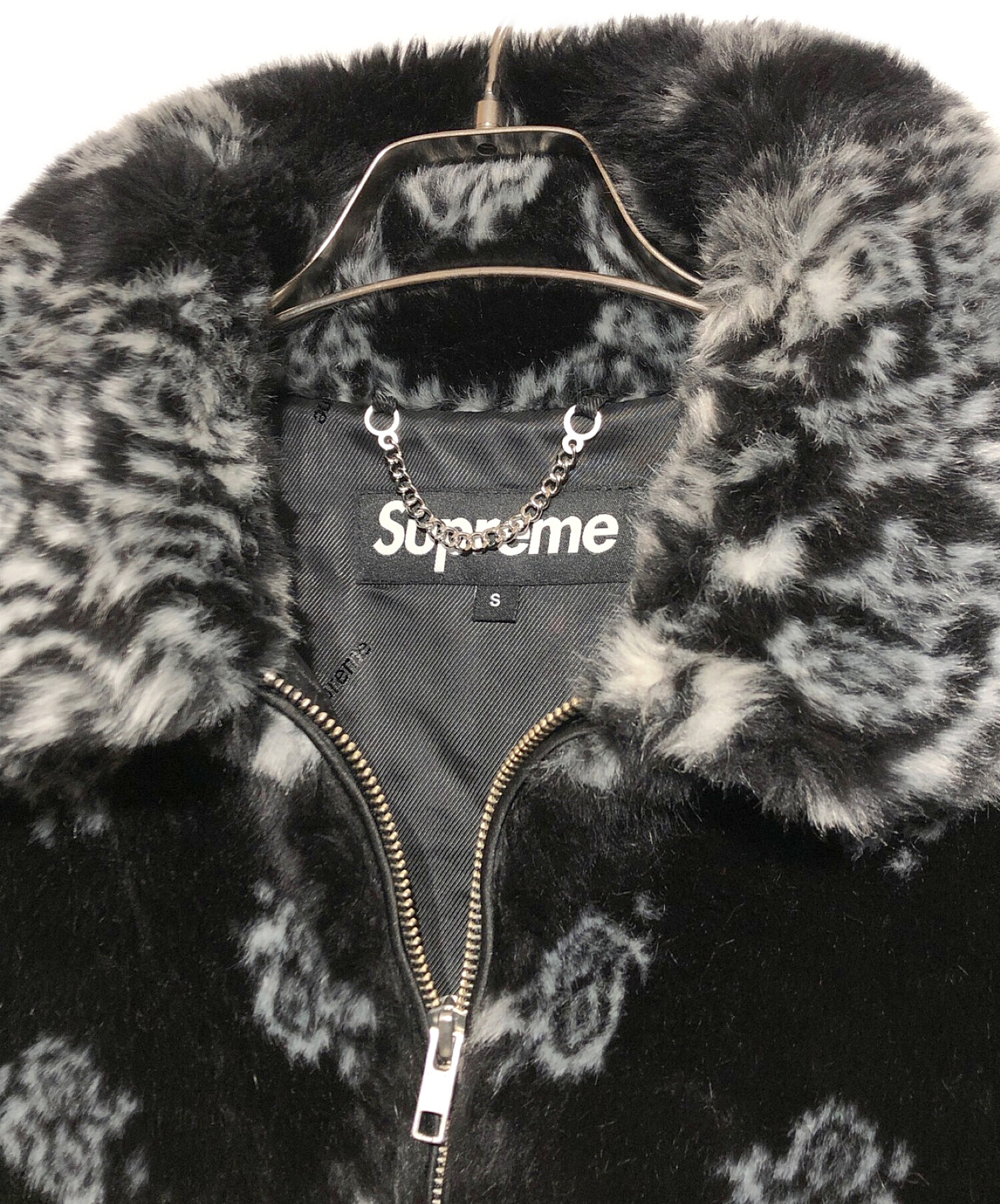 supreme bandana faux fur bomber jacket 黒 - www.hondaprokevin.com