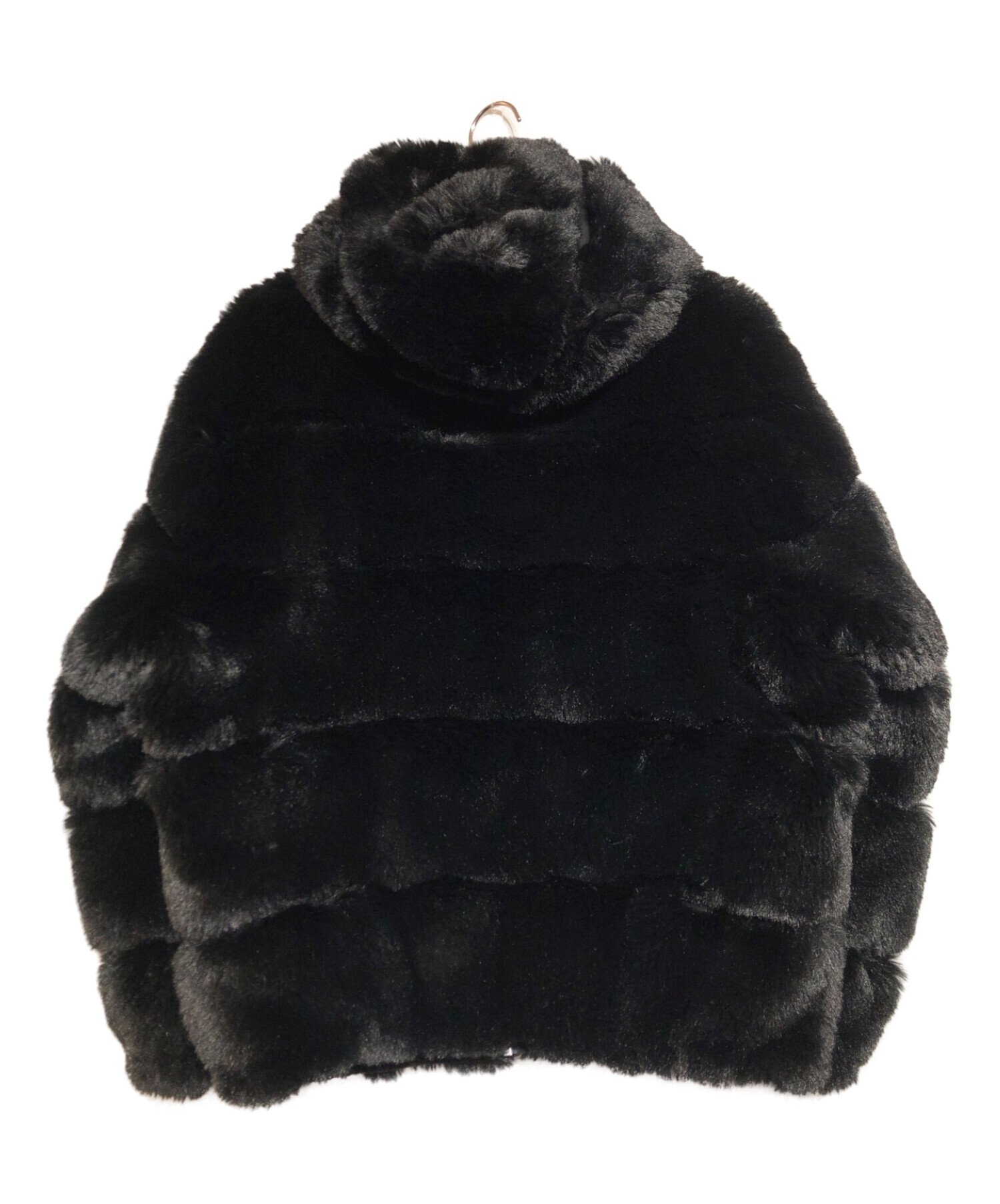 SUPREME (シュプリーム) WTAPS (ダブルタップス) Faux Fur Hooded Jacket ブラック サイズ:M
