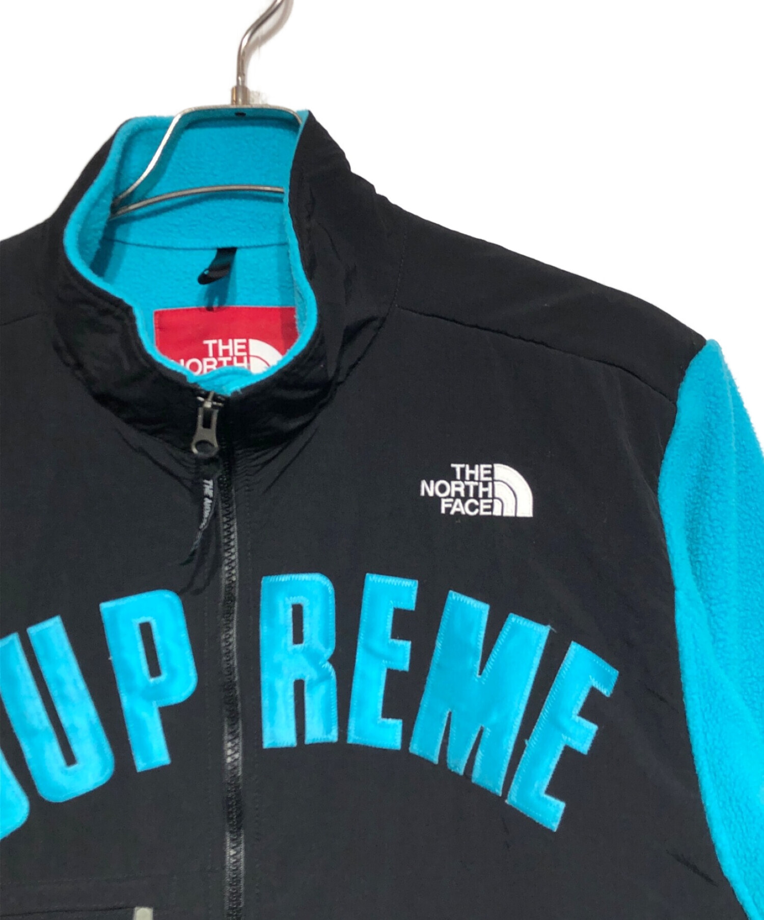 THE NORTH FACE (ザ ノース フェイス) SUPREME (シュプリーム) Arc Logo Denali Fleece Jacket  スカイブルー サイズ:L