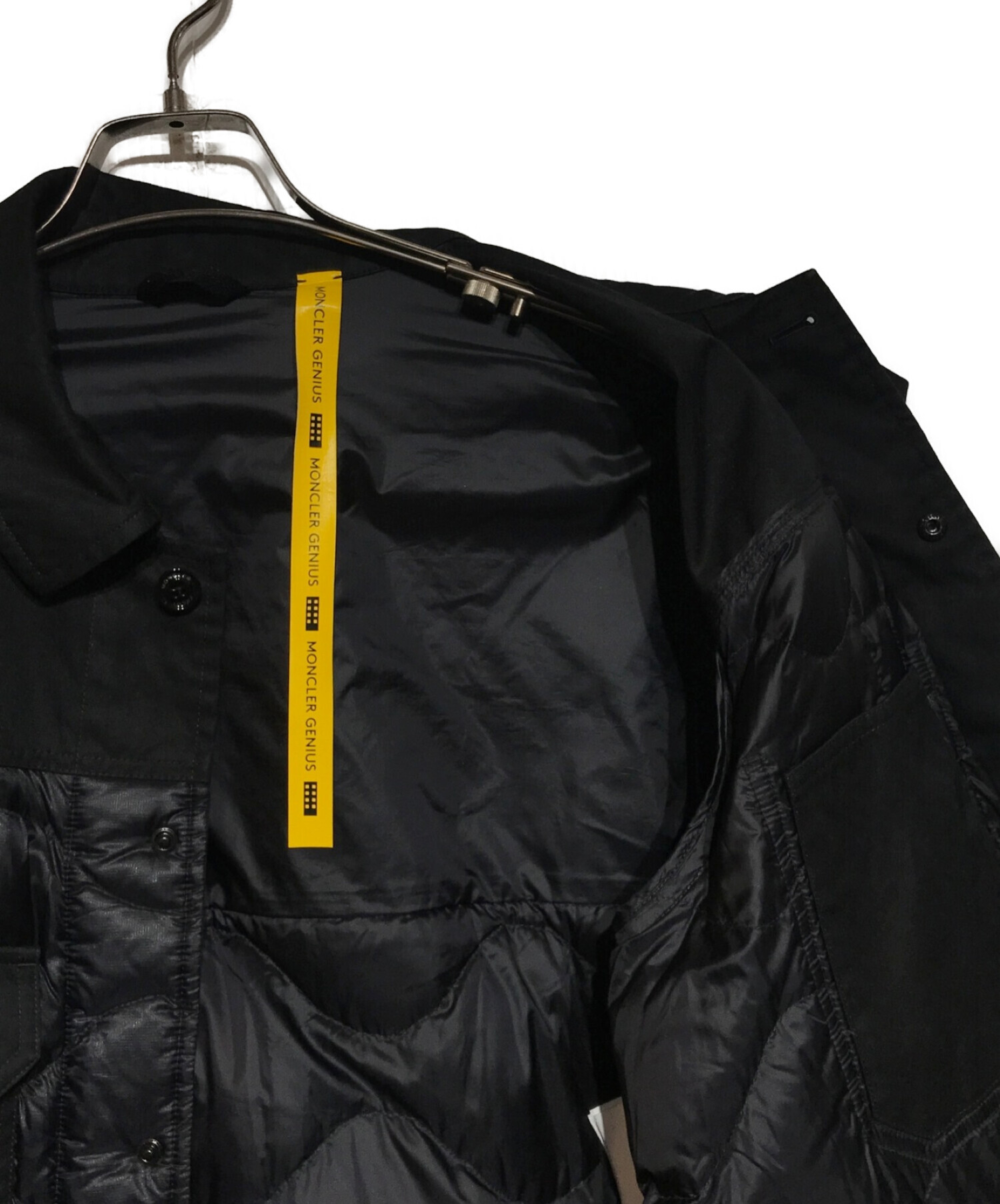 MONCLER GENIUS (モンクレール ジーニアス) FRAGMENT DESIGN (フラグメント デザイン)  Achirdショートダウンジャケット ブラック サイズ:３