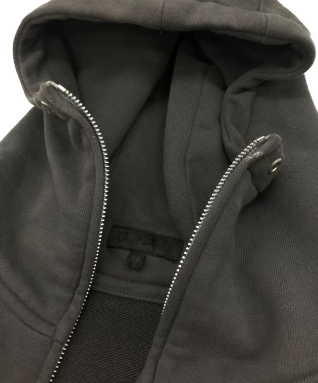 Omar Afridi (オマールアフリディ) HALF ZIPPED HOODIE グレー サイズ:44