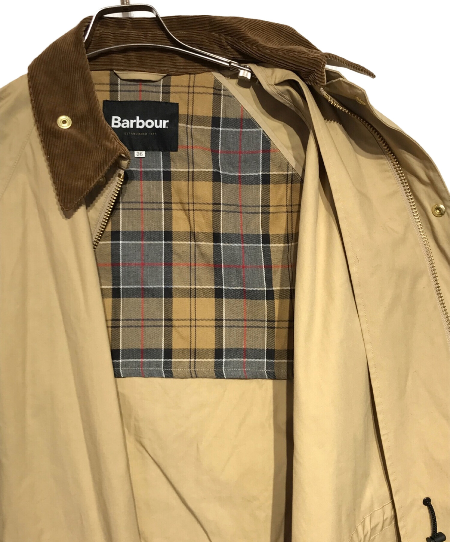 Barbour (バブアー) Spick and Span (スピックアンドスパン) GAMEFAIR SP COAT ベージュ サイズ:36