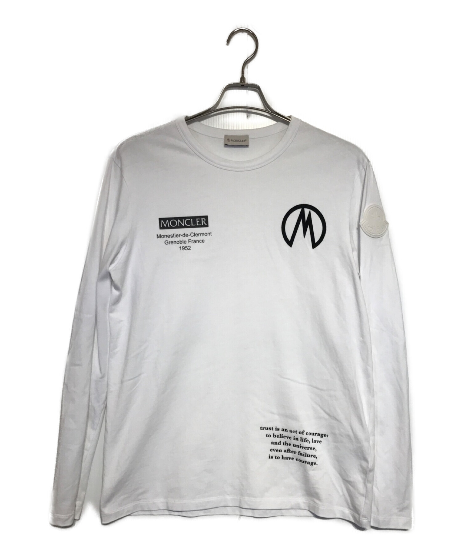 中古・古着通販】MONCLER (モンクレール) MAGLIA T-SHIRT ホワイト