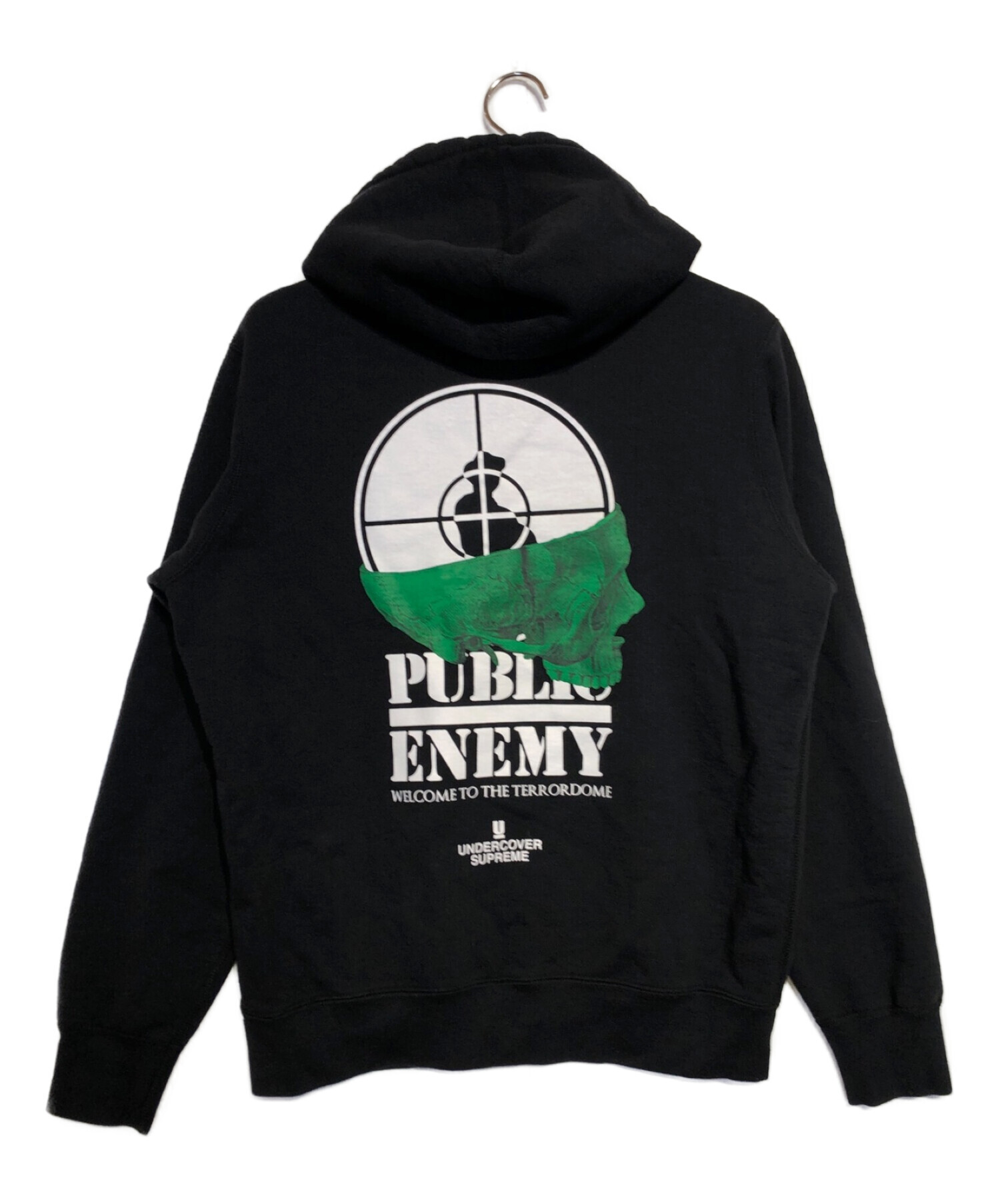 SUPREME (シュプリーム) UNDERCOVER (アンダーカバー) Public Enemy Terrordome Hooded  Sweatshirt ブラック サイズ:M