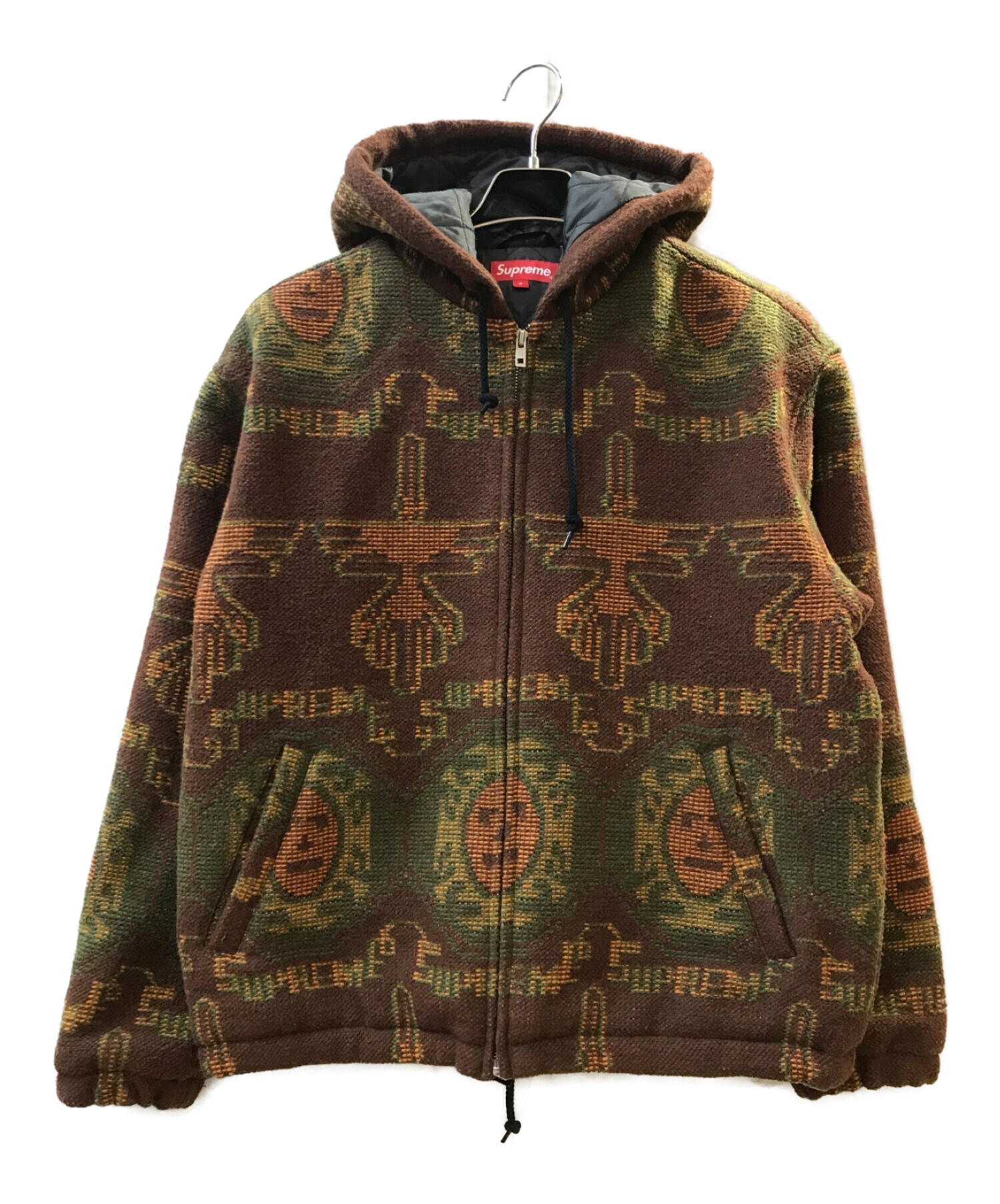 中古・古着通販】Supreme (シュプリーム) Woven Hooded Jacket ブラウン サイズ:S｜ブランド・古着通販  トレファク公式【TREFAC FASHION】スマホサイト