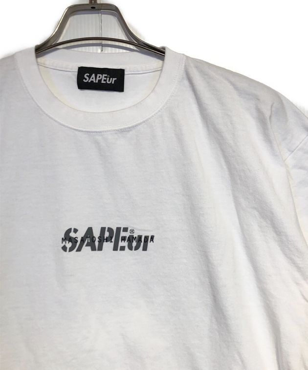 SAPEur (サプール) 浜田雅功コラボtシャツ ホワイト サイズ:記載無し