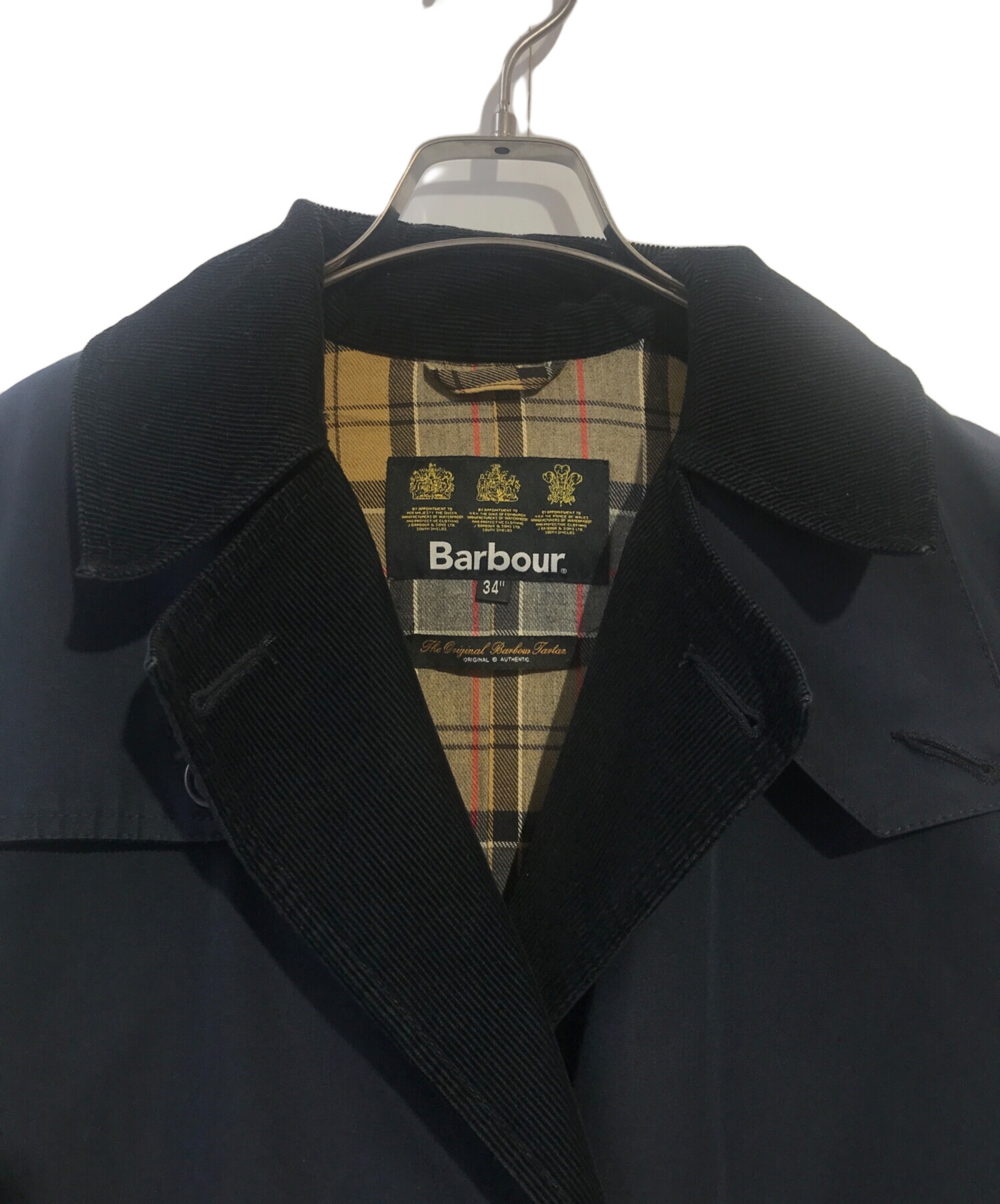 中古・古着通販】Barbour (バブアー) 2レイヤートレンチコート ネイビー サイズ:34｜ブランド・古着通販 トレファク公式【TREFAC  FASHION】スマホサイト