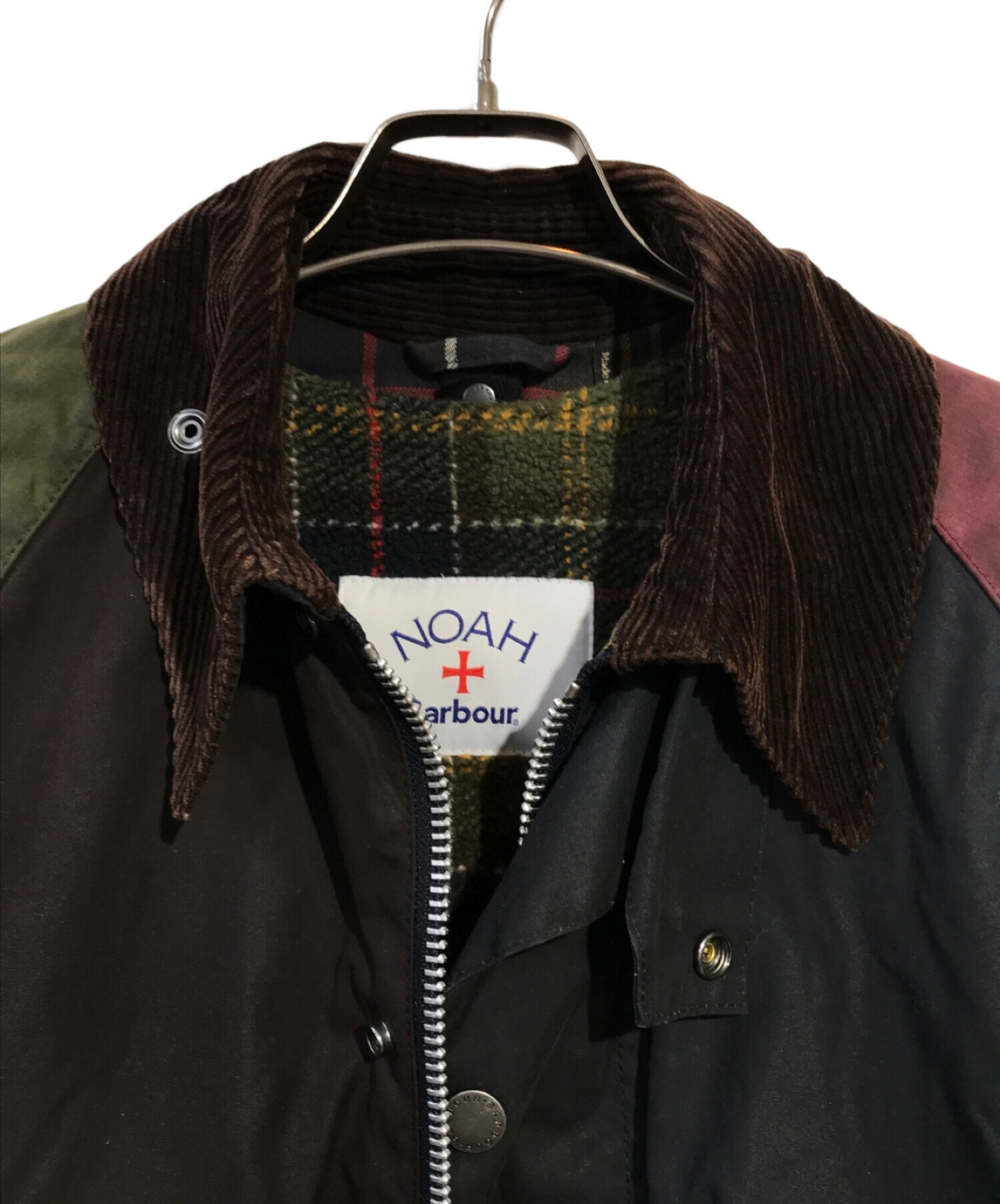 Barbour (バブアー) Noah (ノア) Beaufort コットンワックスドジャケット マルチカラー サイズ:S