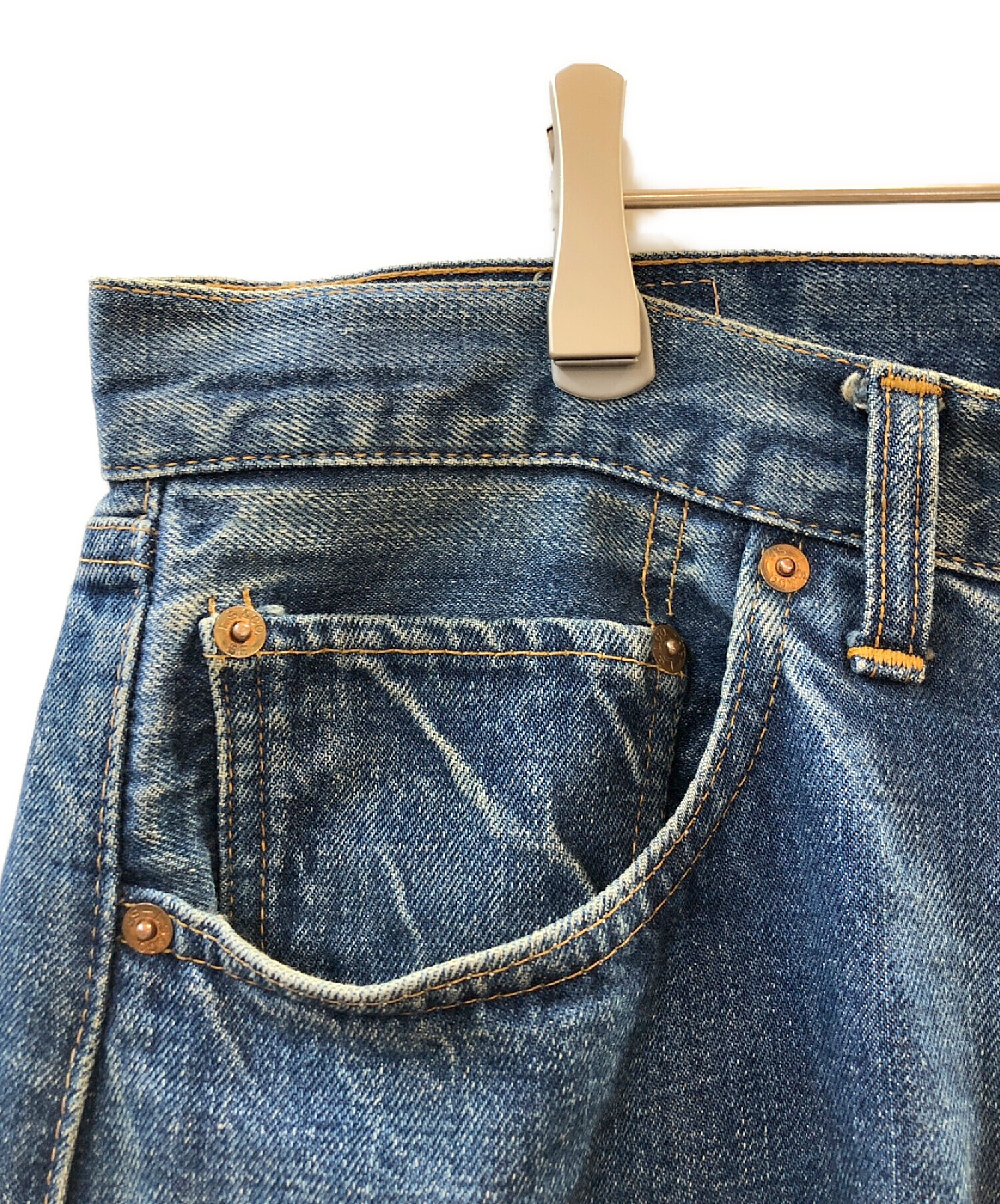 LEVI'S (リーバイス) 66前期デニムパンツ インディゴ サイズ:W38×L33