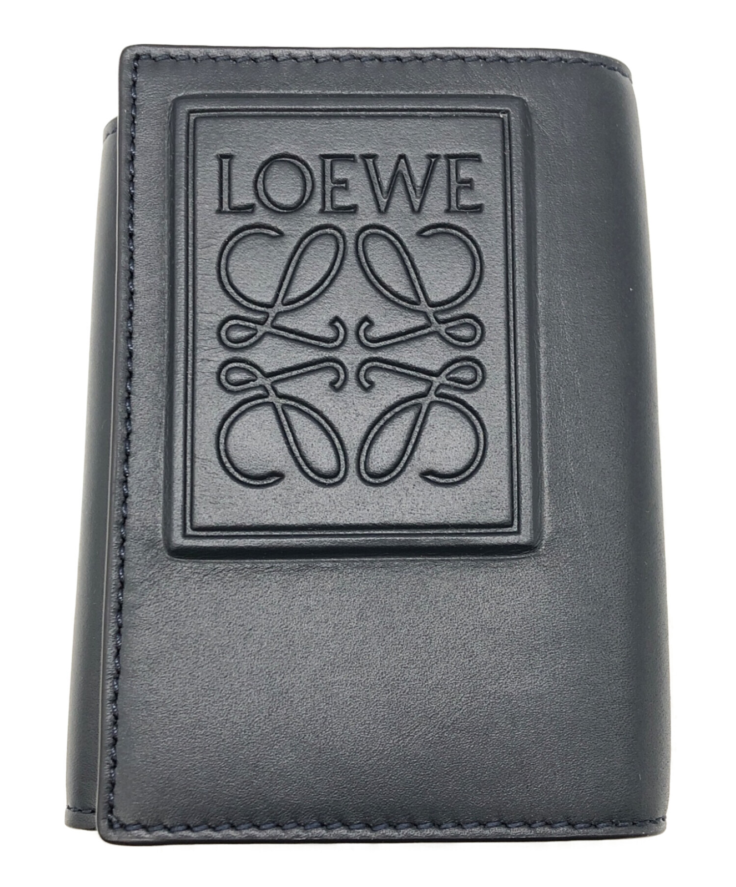 中古・古着通販】LOEWE (ロエベ) トライフォールドウォレット ネイビー｜ブランド・古着通販 トレファク公式【TREFAC  FASHION】スマホサイト