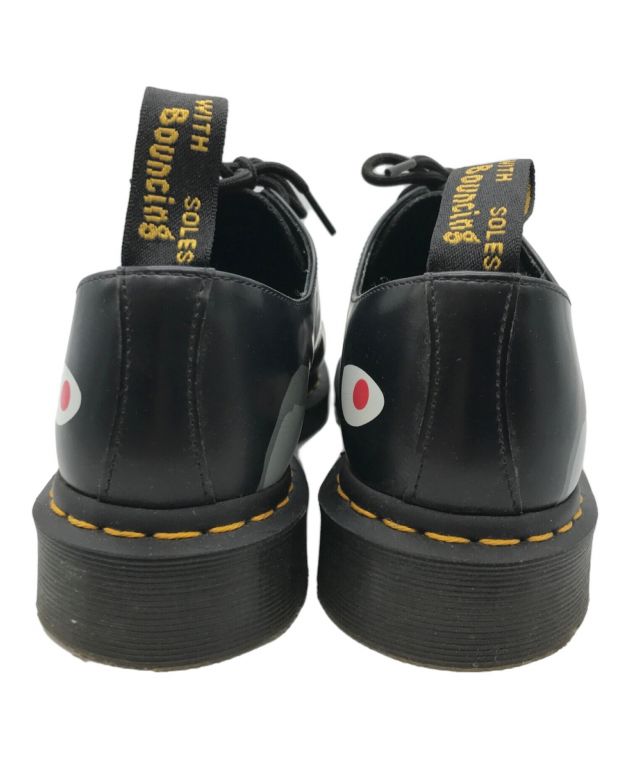 Dr.Martens (ドクターマーチン) A BATHING APE (アベイシングエイプ) Mastermind JAPAN (マスターマインド  ジャパン) 3 Holes Shoes ブラック サイズ:UK7