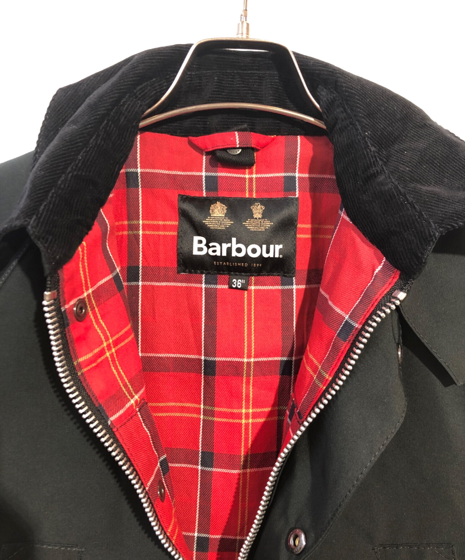 中古・古着通販】Barbour (バブアー) ビデイル SL 2レイヤー ノンワックス ジャケット ブラック サイズ:36｜ブランド・古着通販  トレファク公式【TREFAC FASHION】スマホサイト