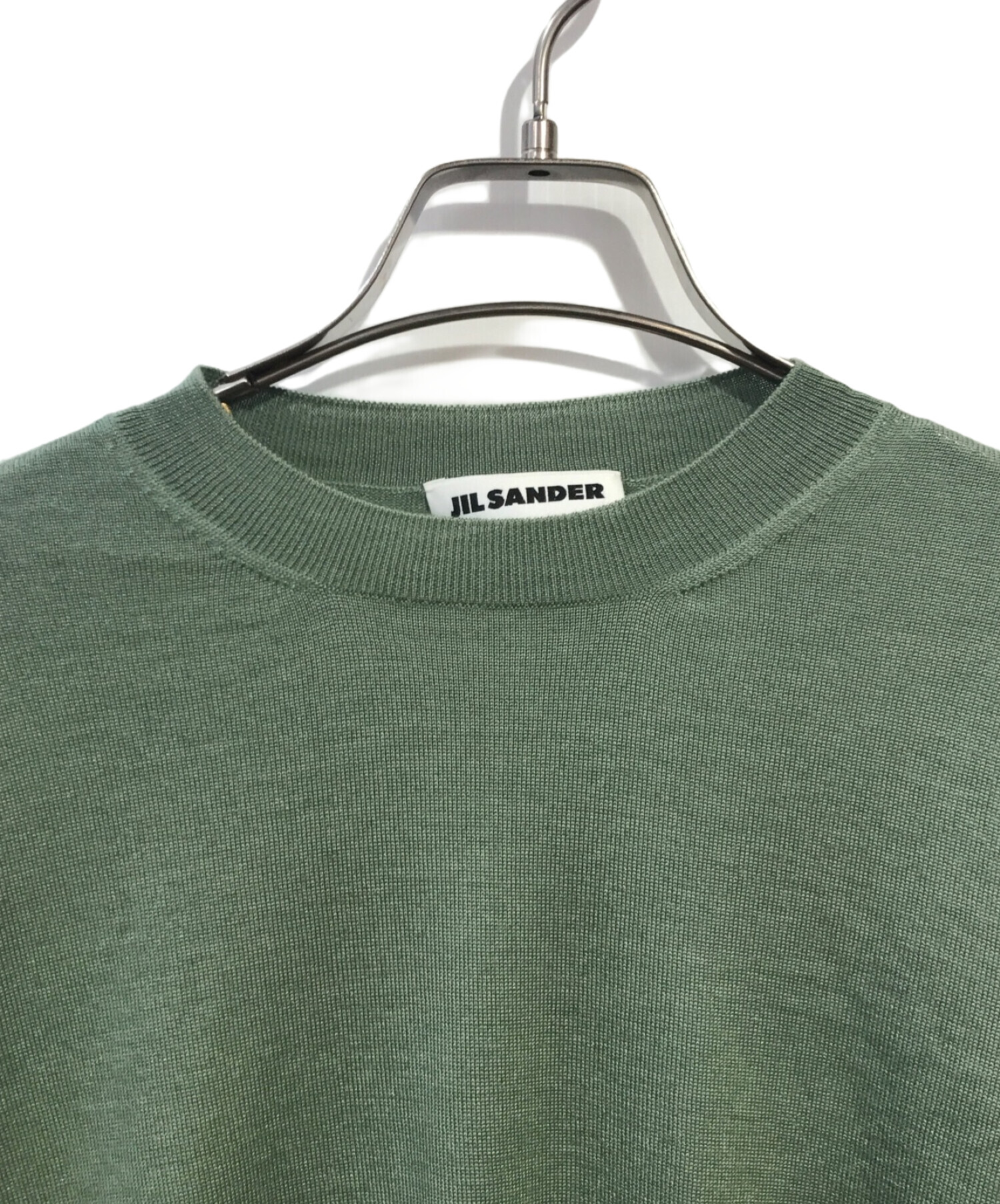 中古・古着通販】JIL SANDER (ジルサンダー) カシミヤシルク混ニット グリーン サイズ:34｜ブランド・古着通販  トレファク公式【TREFAC FASHION】スマホサイト