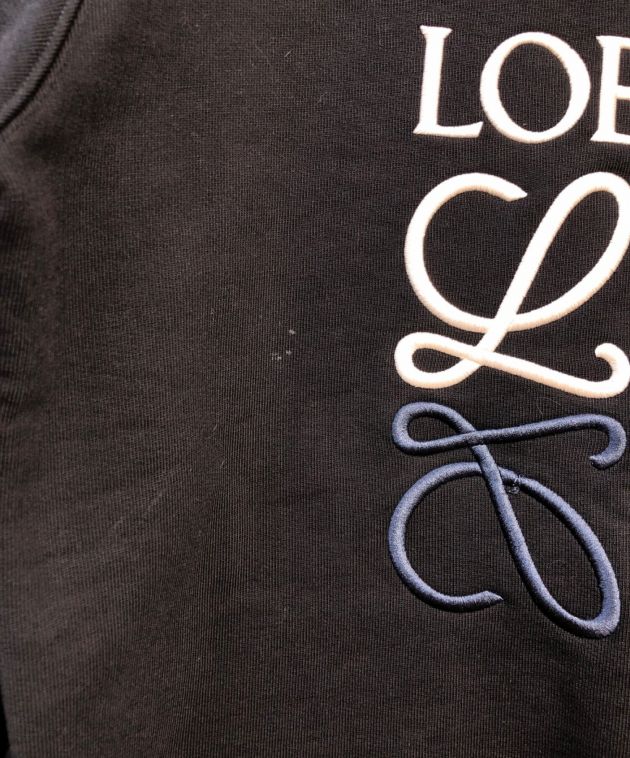 LOEWE (ロエベ) ロエベ アナグラム レギュラーフィット スウェットシャツ ブラック サイズ:XL