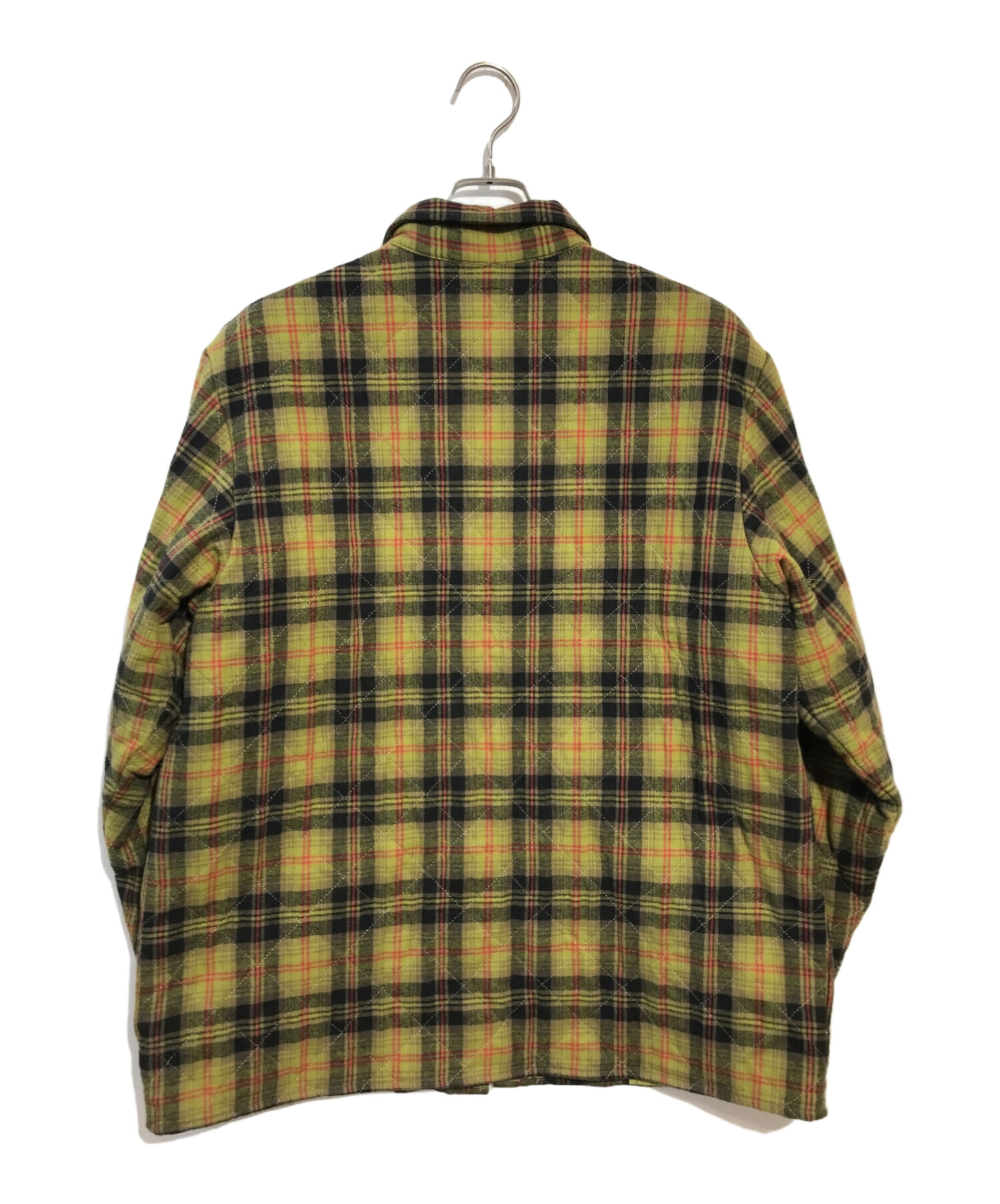 中古・古着通販】Supreme (シュプリーム) Quilted Plaid Flannel Shirt グリーン サイズ:L｜ブランド・古着通販  トレファク公式【TREFAC FASHION】スマホサイト