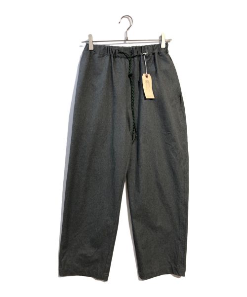 【中古・古着通販】PROPS STORE (プロップスストア) Stretch Polyester Poplin Easy Trousers グレー  サイズ:XS｜ブランド・古着通販 トレファク公式【TREFAC FASHION】スマホサイト