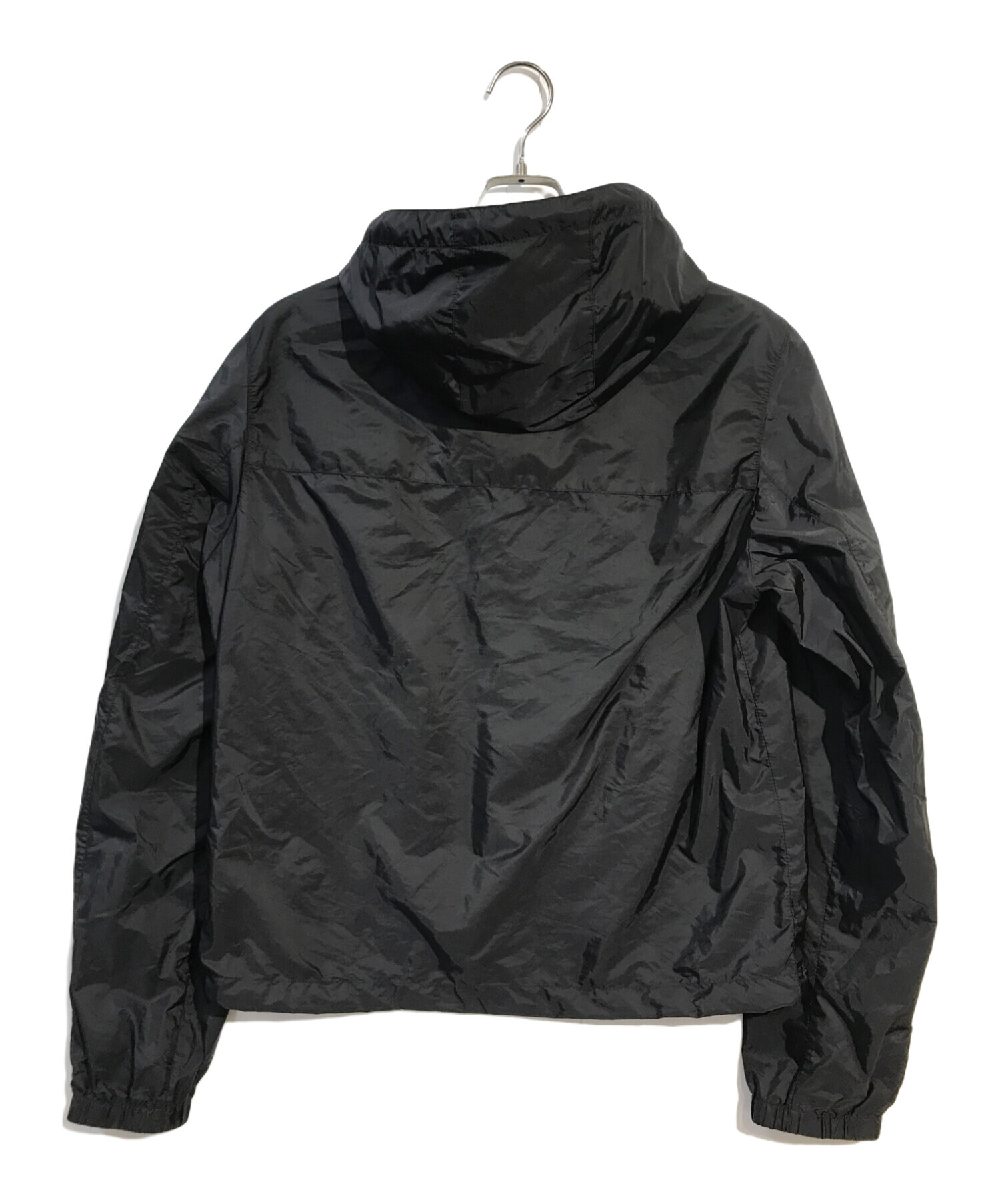 PRADA (プラダ) 三角ロゴナイロンジャケット ブラック サイズ:48