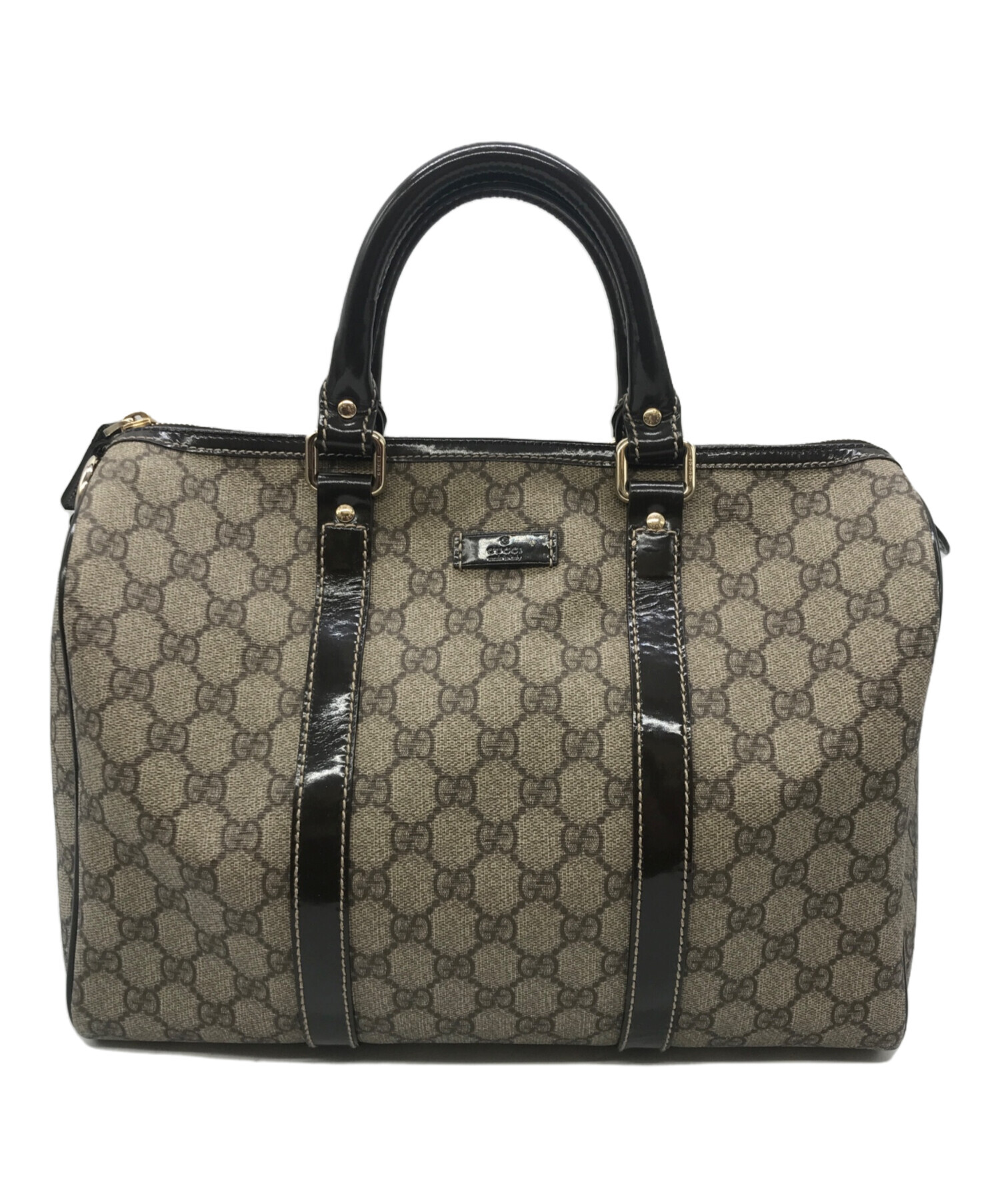 中古・古着通販】GUCCI (グッチ) GGスプリームミニボストンバッグ ブラウン｜ブランド・古着通販 トレファク公式【TREFAC  FASHION】スマホサイト