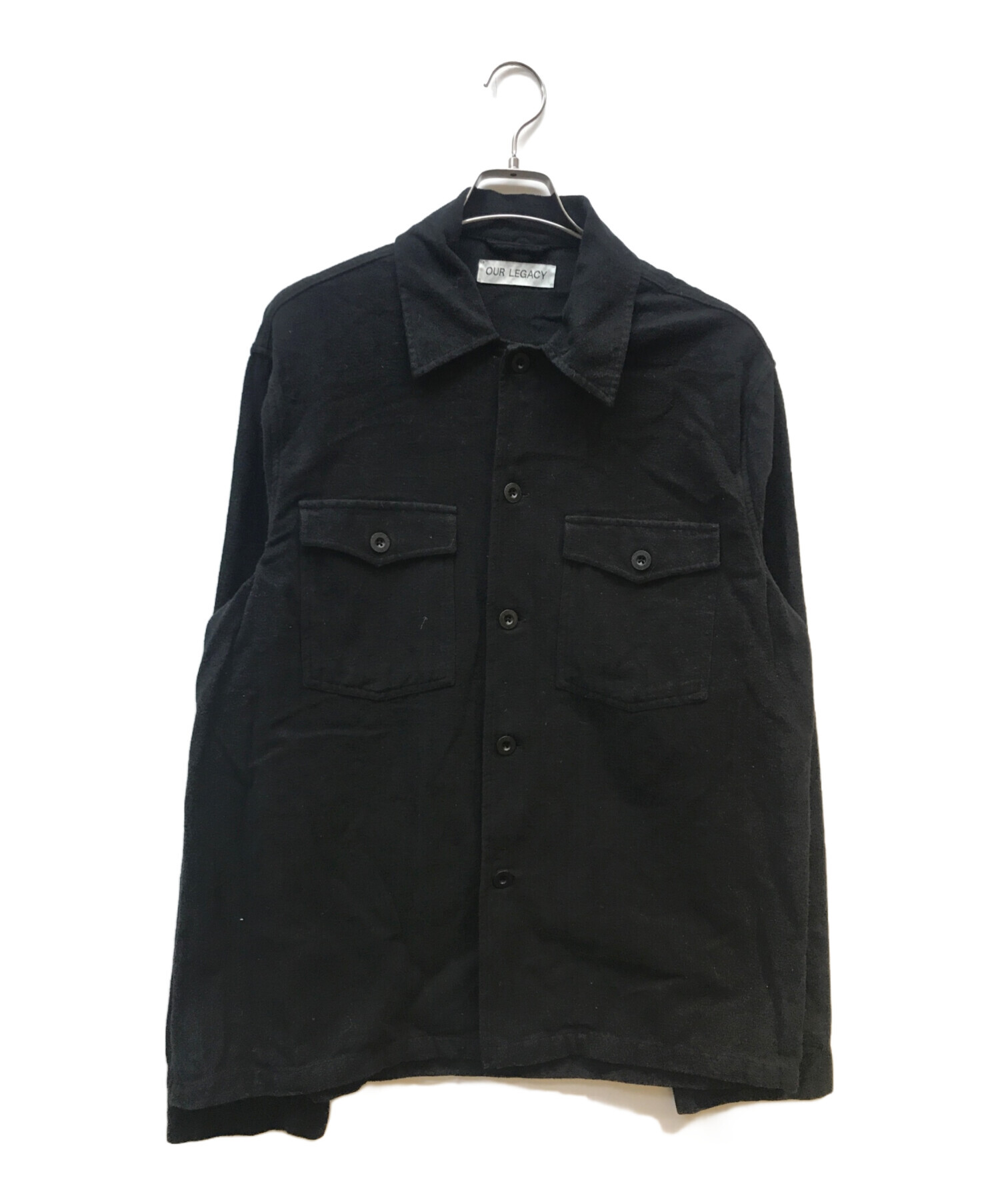 中古・古着通販】OUR LEGACY (アワーレガシー) EVENING COACH JACKET Black Brushed Cotton ブラック  サイズ:46｜ブランド・古着通販 トレファク公式【TREFAC FASHION】スマホサイト