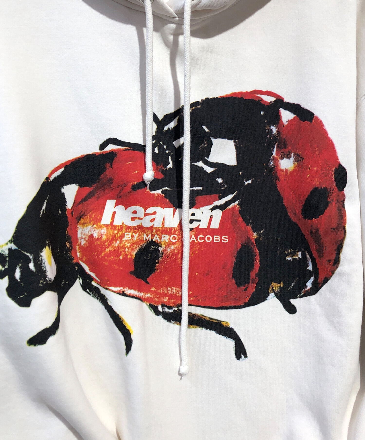 中古・古着通販】Heaven by Marc Jacobs (ヘブンバイマークジェイコブス) プリントパーカー ブラック  サイズ:XL｜ブランド・古着通販 トレファク公式【TREFAC FASHION】スマホサイト