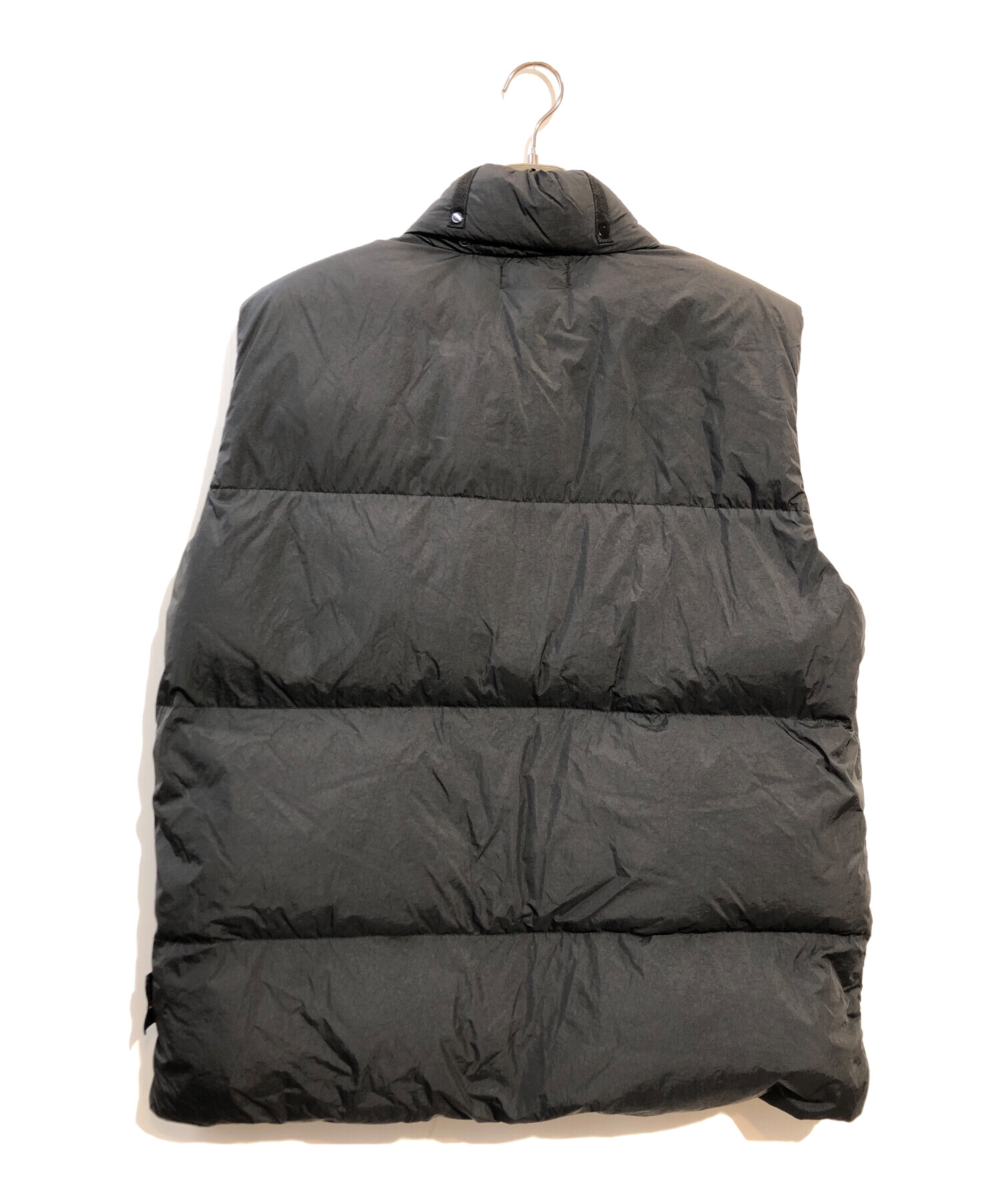 中古・古着通販】STONE ISLAND (ストーンアイランド) GARMENT DYED CRINKLE REPS NY DOWN VEST  ブラック サイズ:XXL｜ブランド・古着通販 トレファク公式【TREFAC FASHION】スマホサイト