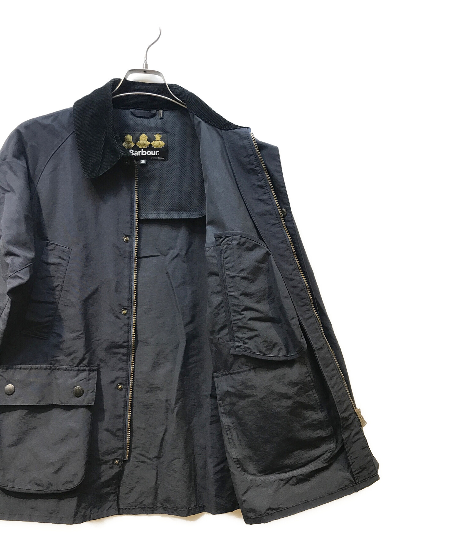 中古・古着通販】Barbour (バブアー) ビデイル ノンオイルド ジャケット ネイビー サイズ:38｜ブランド・古着通販  トレファク公式【TREFAC FASHION】スマホサイト