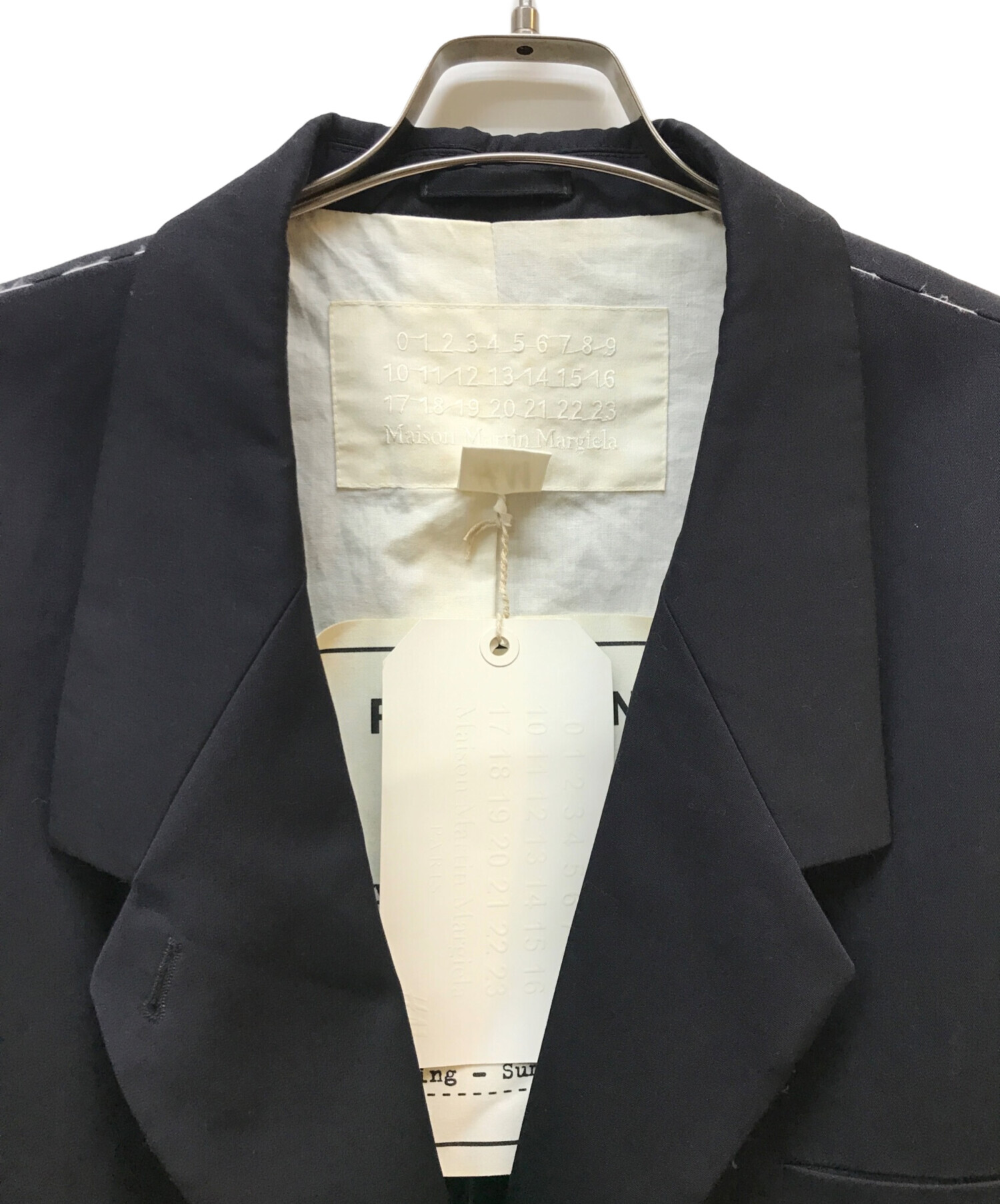 中古・古着通販】Maison Margiela (メゾンマルジェラ) H&M (エイチアンドエム) オーバーサイズテーラードジャケット ネイビー サイズ:FREE｜ブランド・古着通販  トレファク公式【TREFAC FASHION】スマホサイト