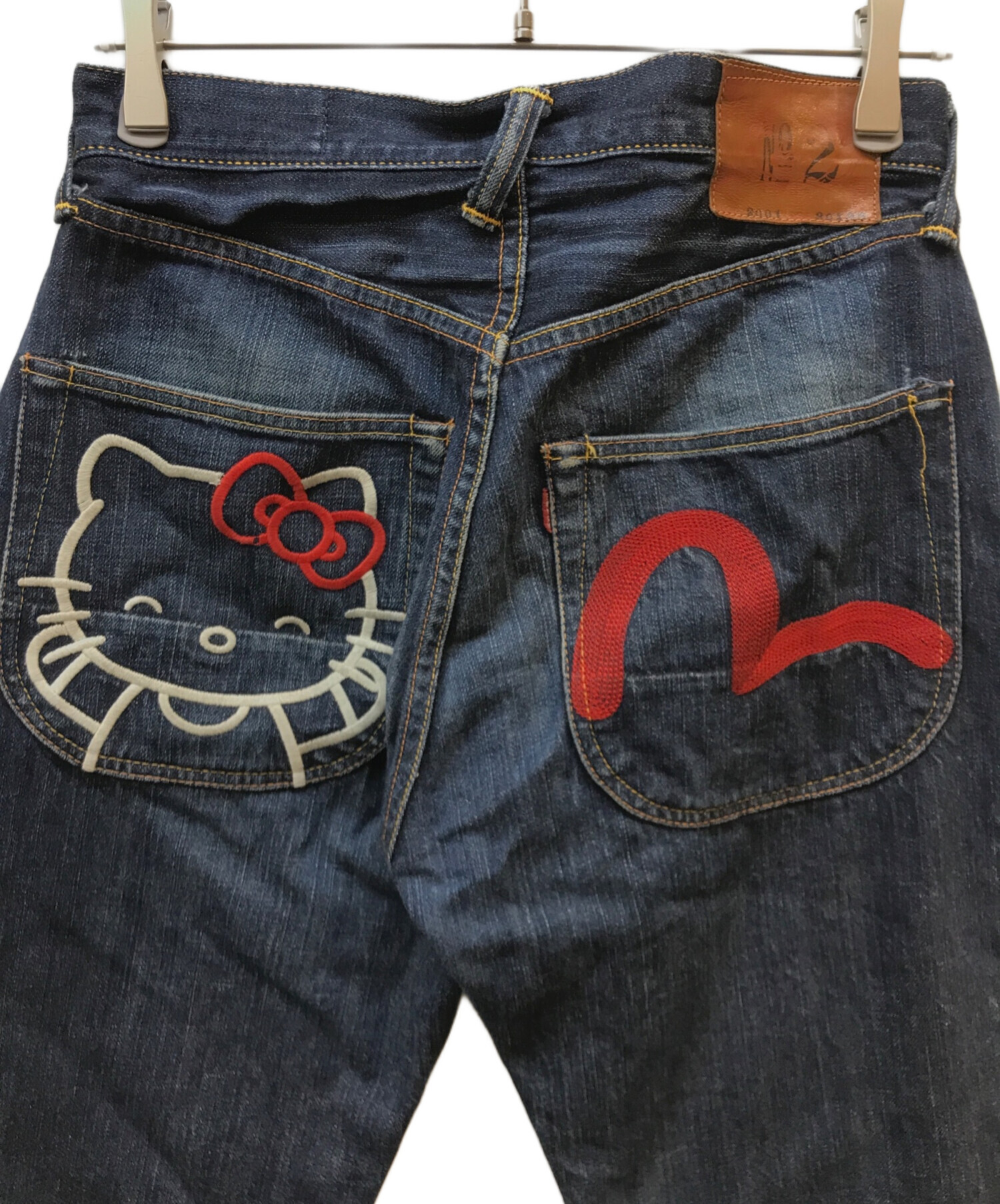 中古・古着通販】EVISU (エビス) HELLO KITTY (ハローキティ) 2001/デニムパンツ インディゴ  サイズ:W30×L35｜ブランド・古着通販 トレファク公式【TREFAC FASHION】スマホサイト