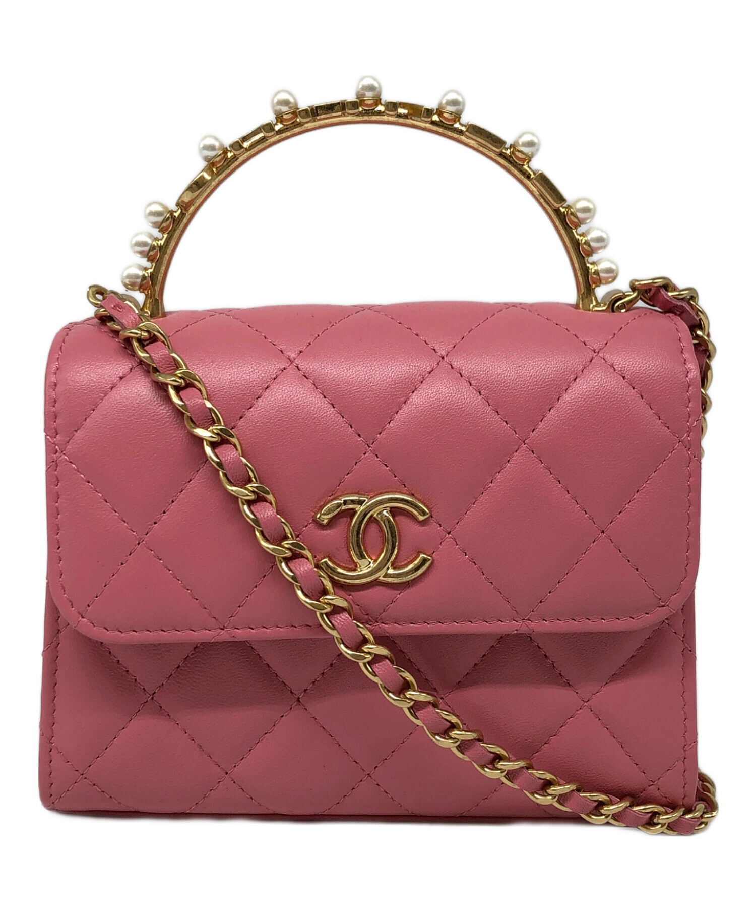 中古・古着通販】CHANEL (シャネル) ミニミニマトラッセショルダーバッグ ピンク｜ブランド・古着通販 トレファク公式【TREFAC  FASHION】スマホサイト