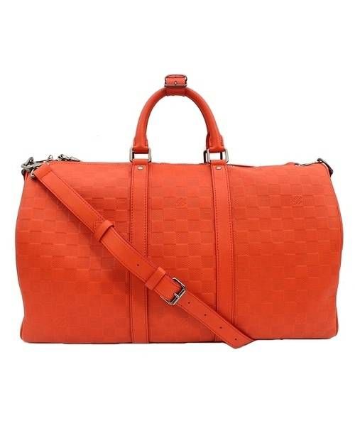 中古・古着通販】LOUIS VUITTON (ルイ・ヴィトン) ボストンバッグ オレンジ ダミエアンフィニ FO3111｜ブランド・古着通販  トレファク公式【TREFAC FASHION】スマホサイト