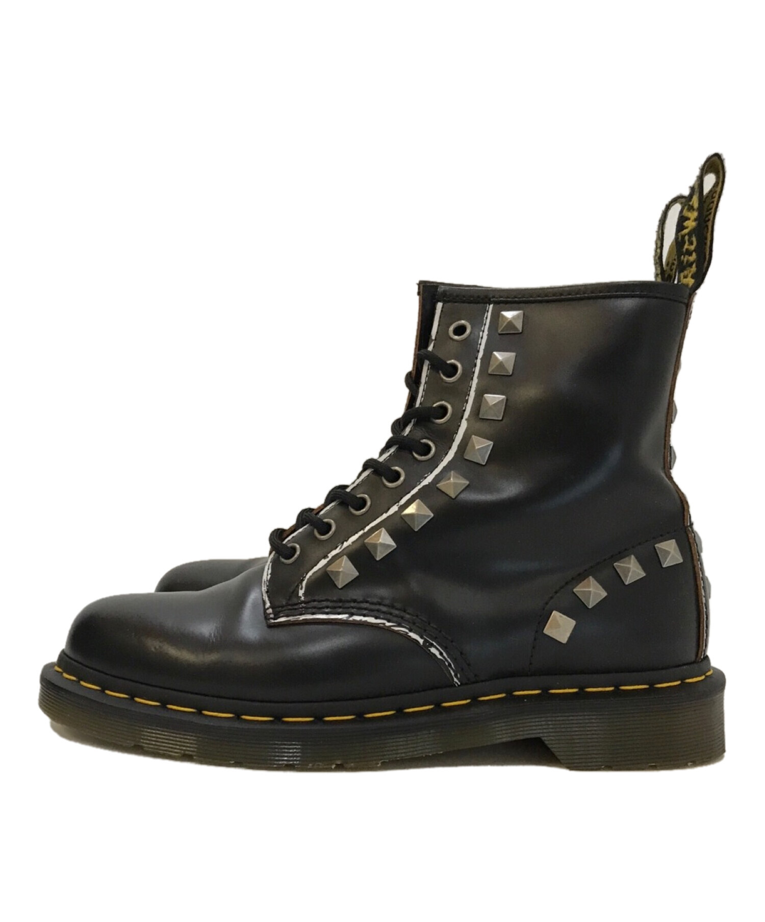 Dr.Martens (ドクターマーチン) 8ホール スタッズ レザーブーツ ブラック サイズ:UK7