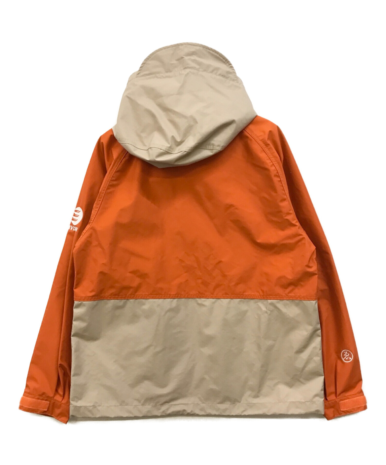 中古・古着通販】EVISEN (エビセン) mountain parka オレンジ×ベージュ