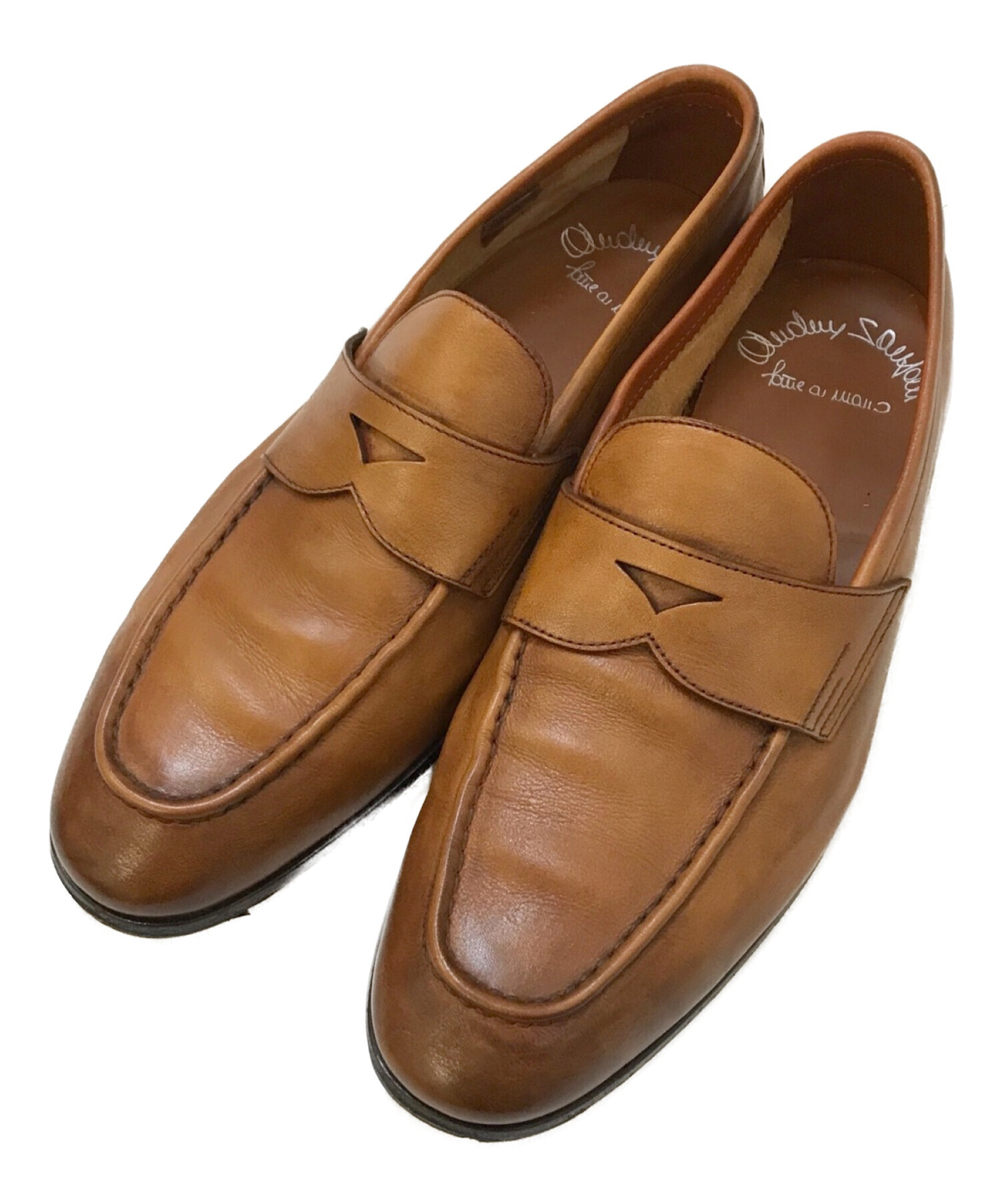 中古・古着通販】Santoni (サントーニ) レザーローファー ブラウン