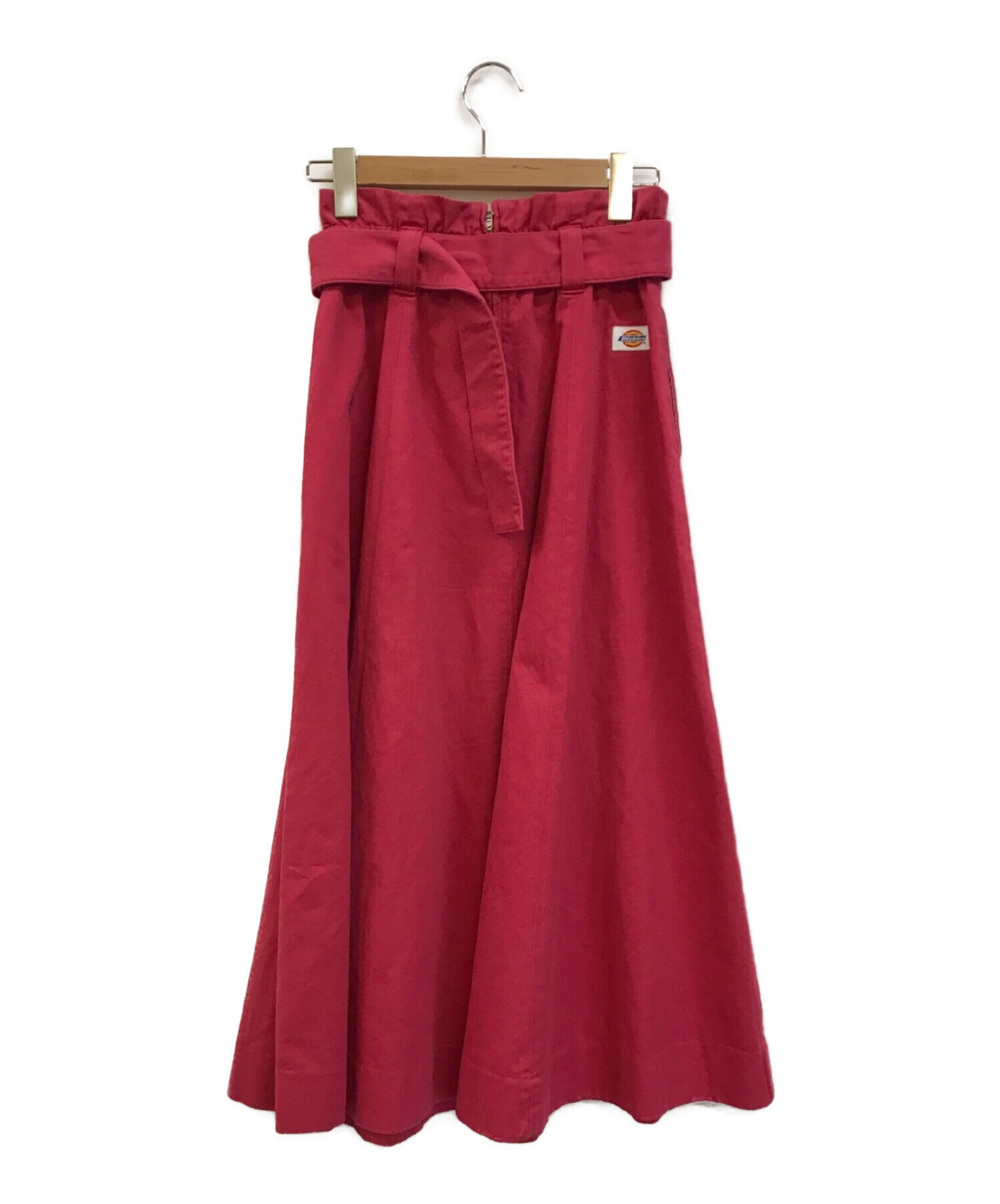 FRAY I.D×Dickies (フレイアイディー × ディッキーズ) ルーズシルエットシャツ/フレアスカートセットアップ ピンク  サイズ:トップス：FREE スカート：1(M)