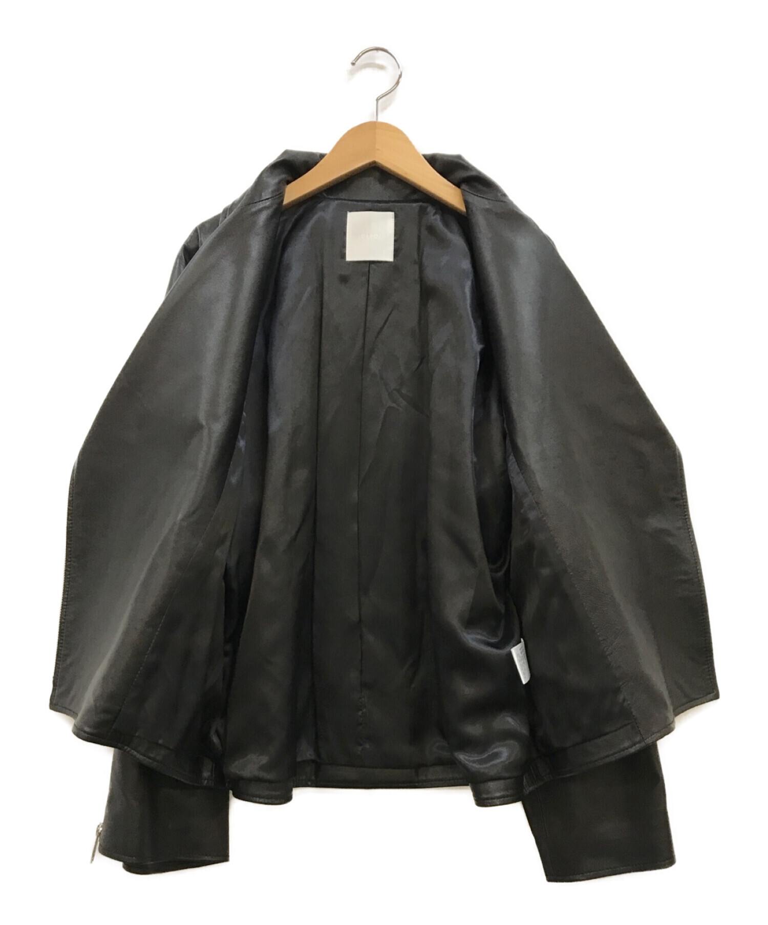 CIROI (シロイ) ジマルライダースジャケット ブラック サイズ:2
