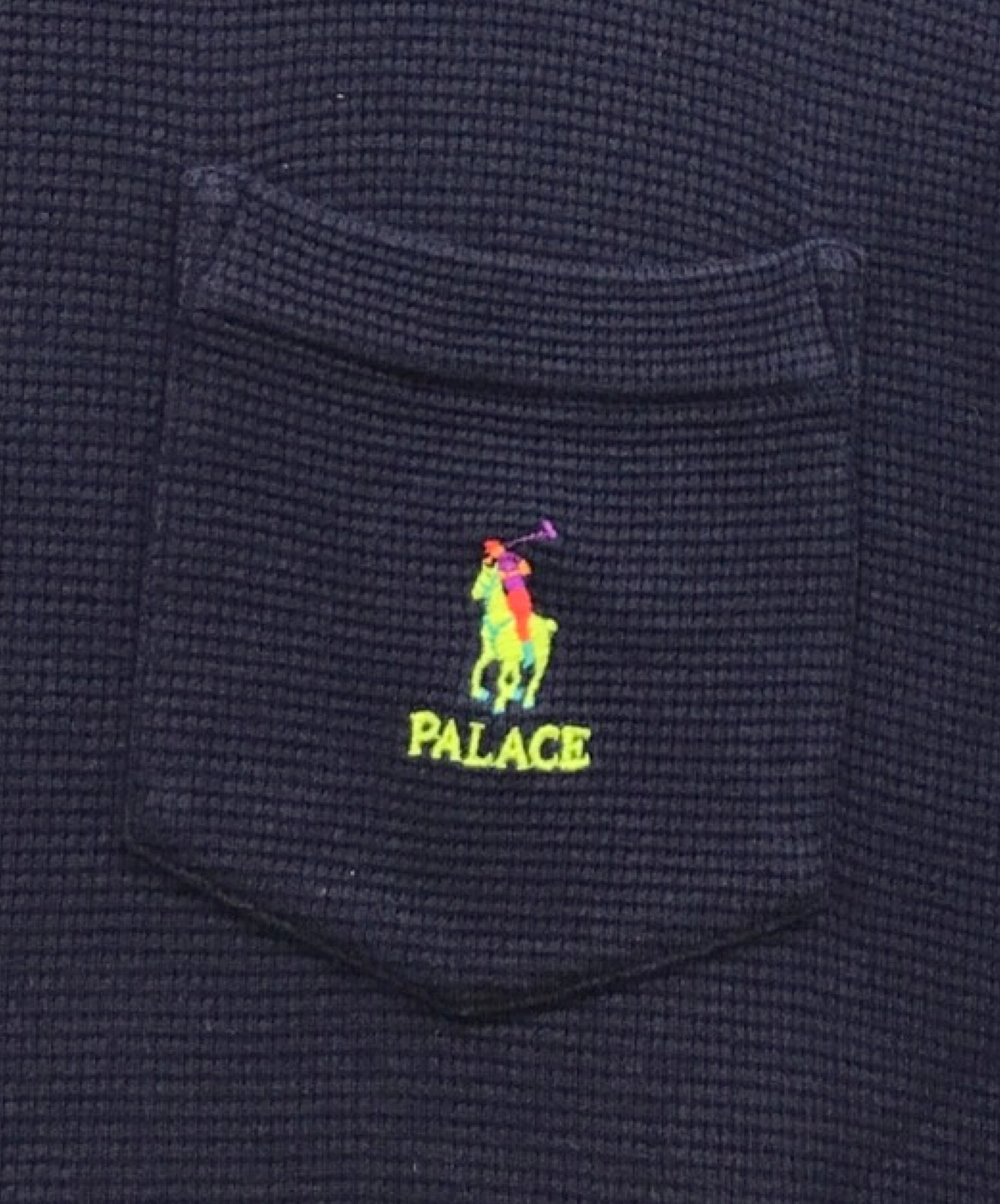 POLO RALPH LAUREN×PALACE (ポロラルフローレン×パレス) ポケットTシャツ ネイビー サイズ:M