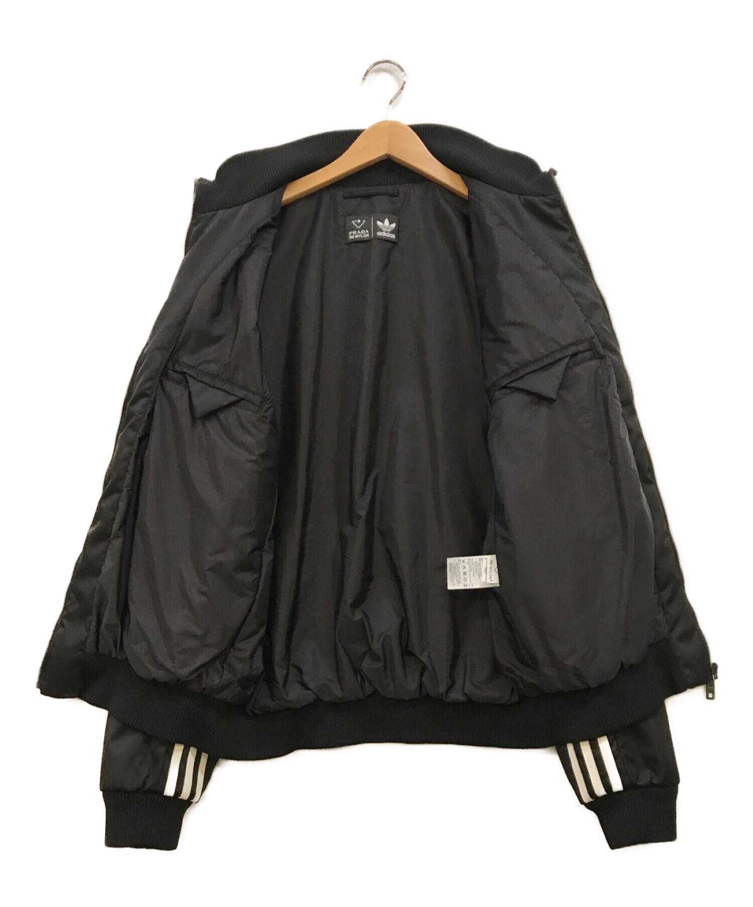 PRADA×adidas (プラダ × アディダス) RE-NYLON TRACK JACKET ブラック サイズ:2XL