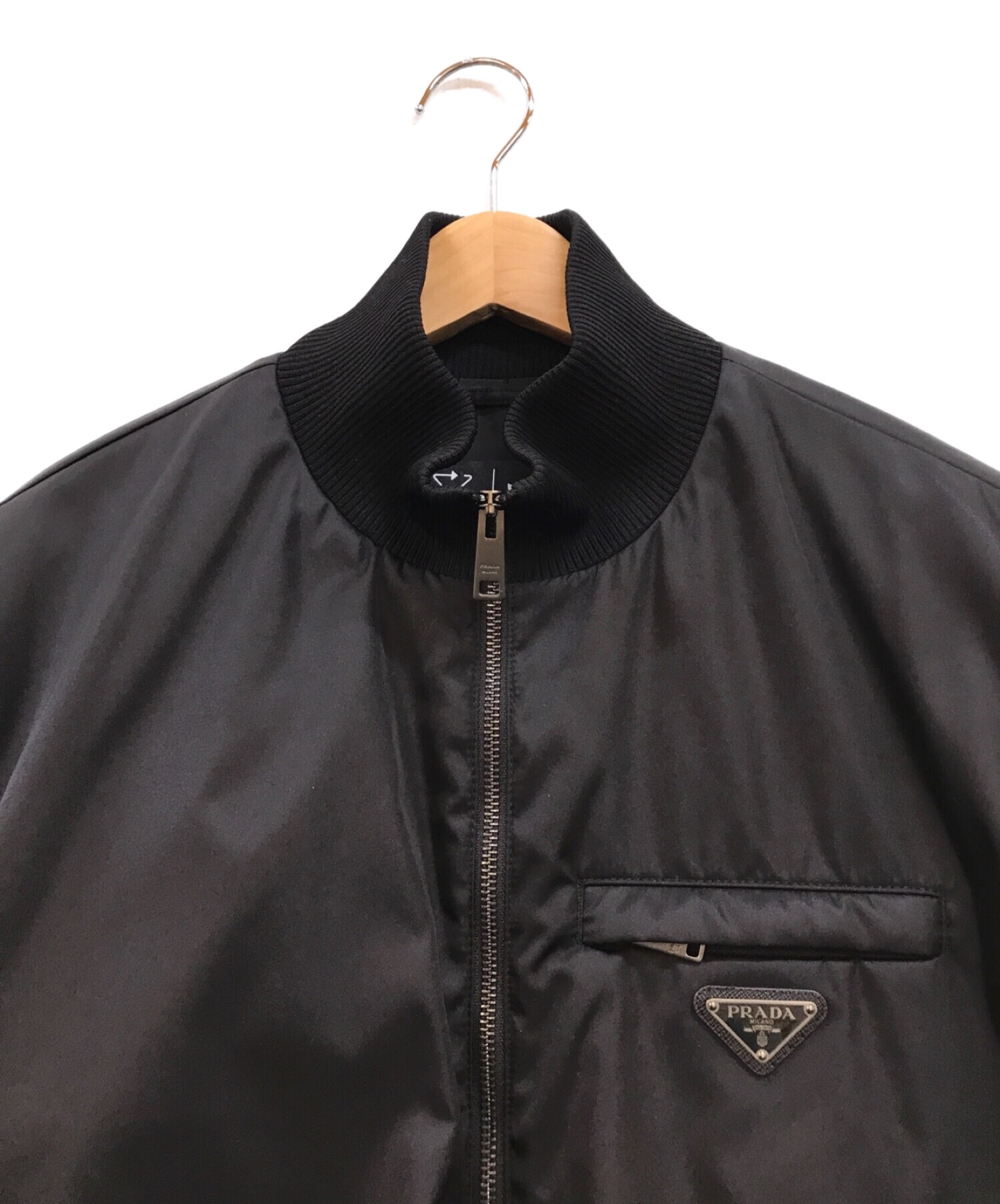 PRADA×adidas (プラダ × アディダス) RE-NYLON TRACK JACKET ブラック サイズ:2XL