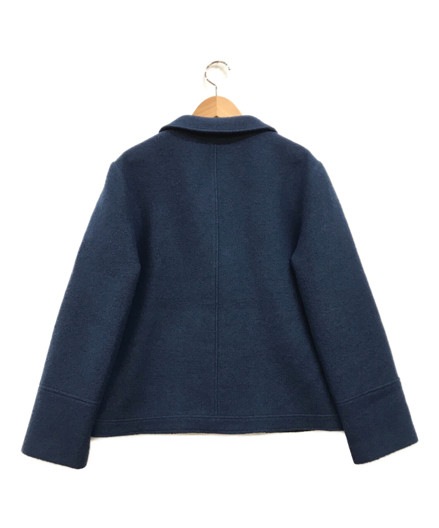 JIL SANDER NAVY (ジルサンダー ネイビー) ウールジャケット ブルー サイズ:42