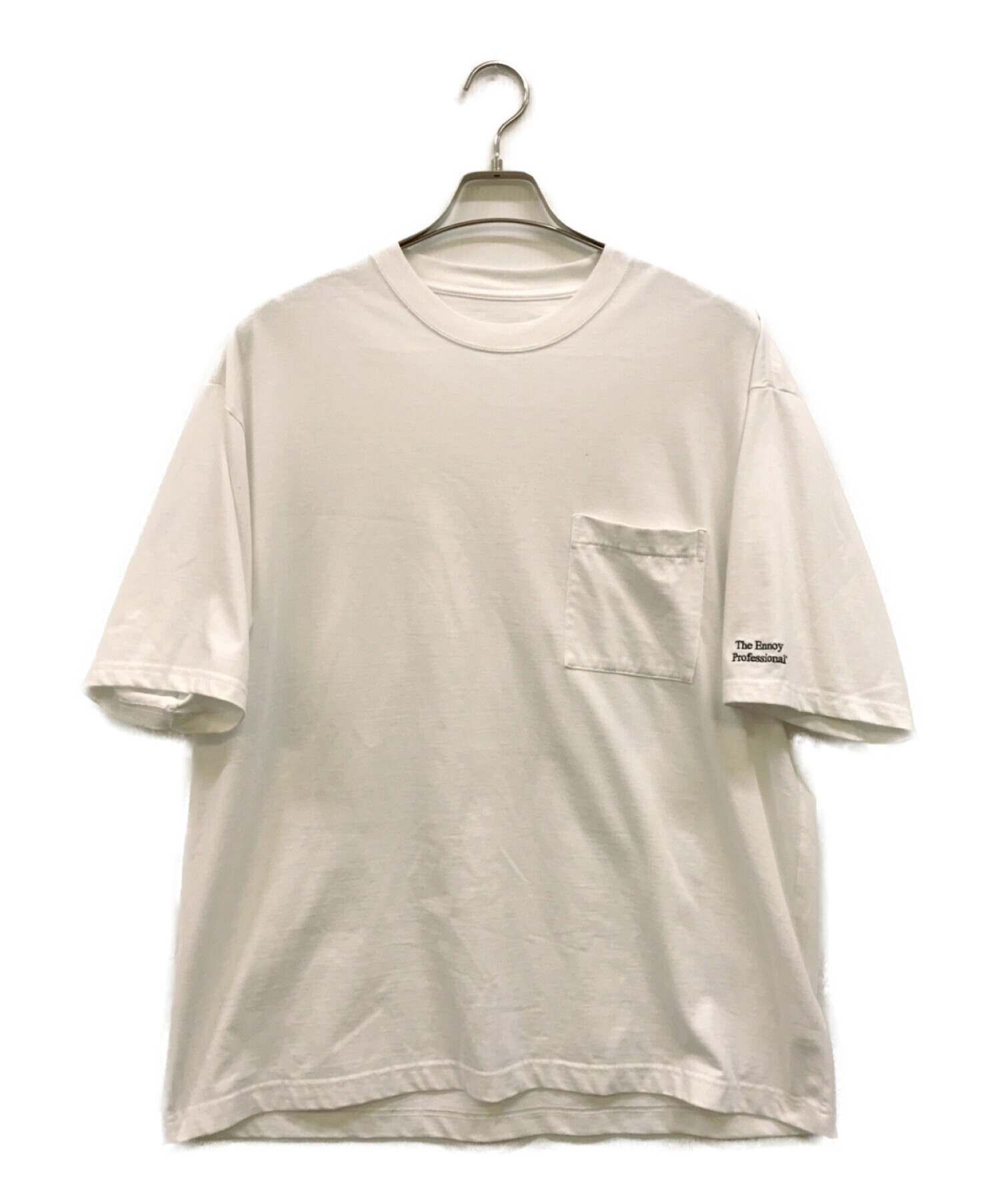 ENNOY (エンノイ) ポケットTシャツ ホワイト サイズ:L